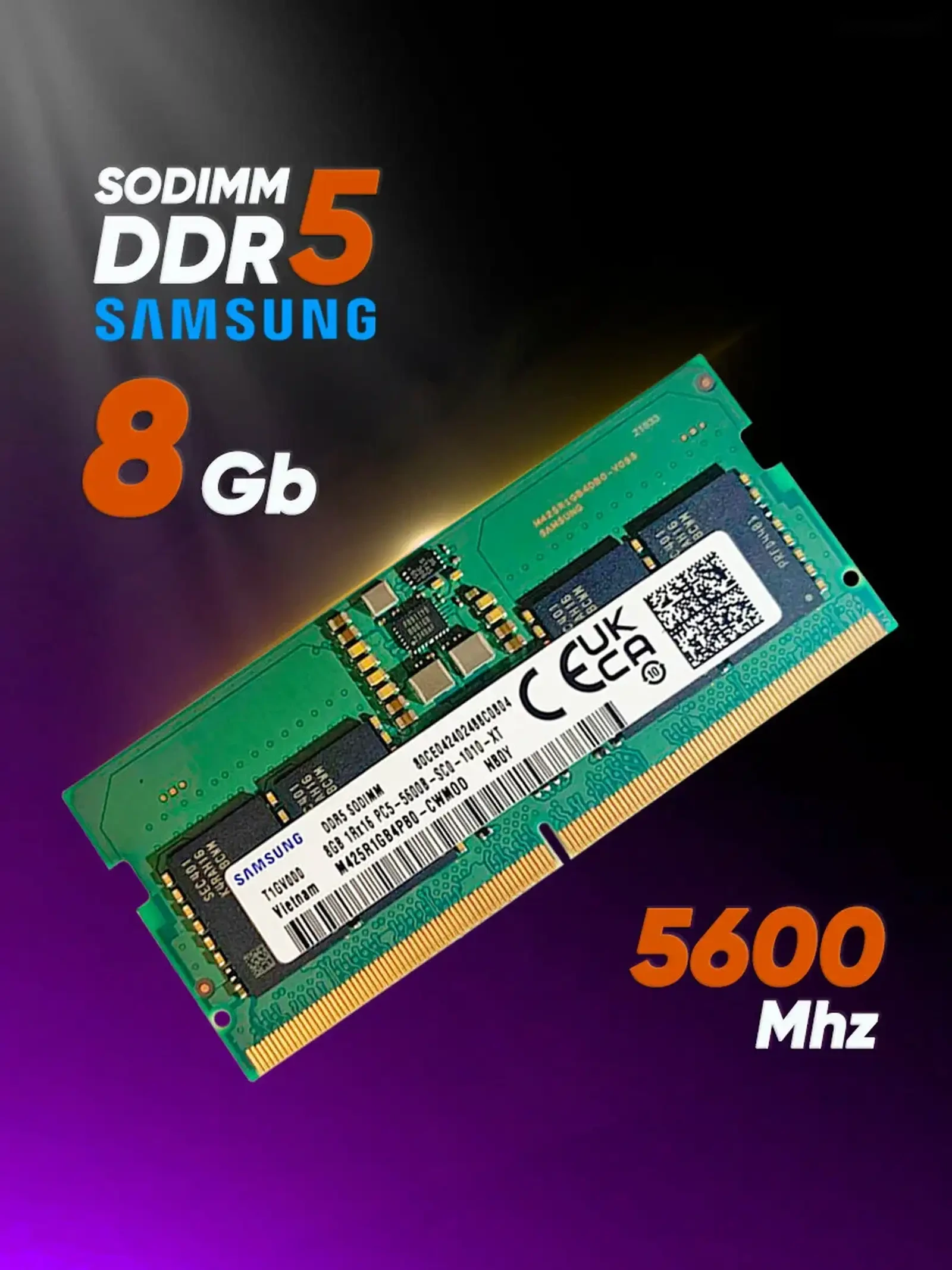 Оперативка Samsung SO-DIMM DDR5 5600MHz 8GB