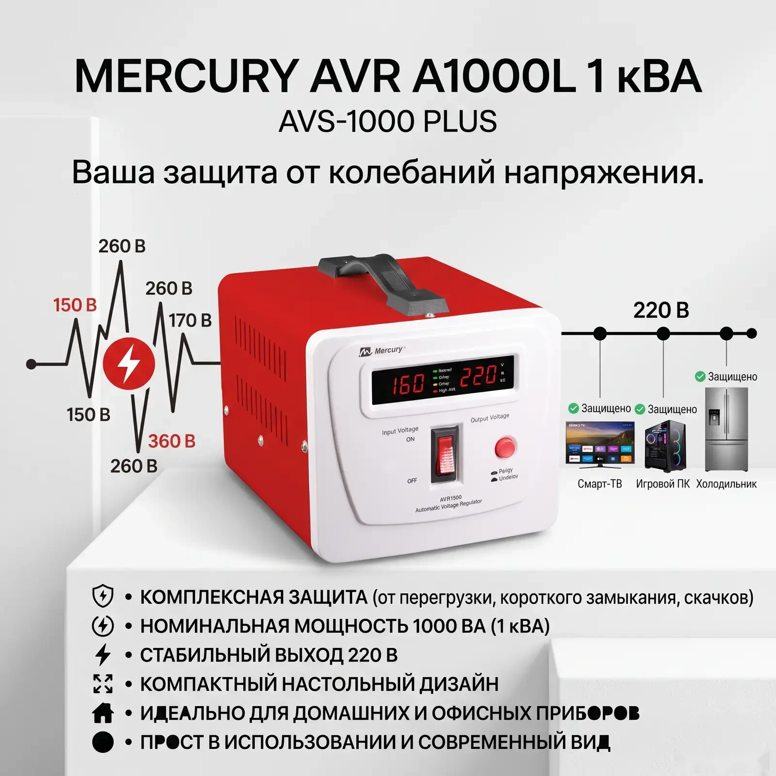 Автоматический стабилизатор напряжения