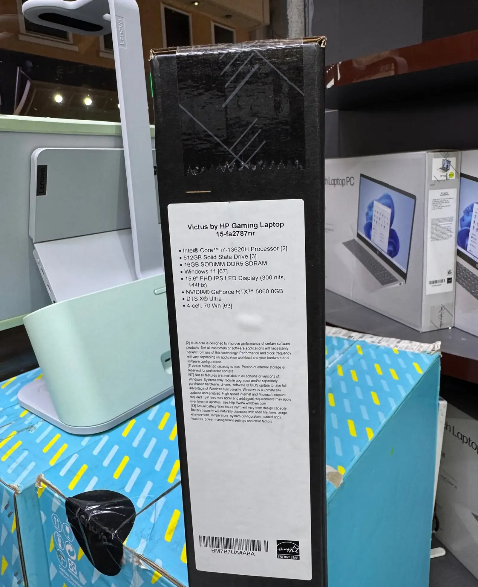 Ноутбук HP Victus 15 I7 13th 16GB 512GB RTX 5060 8GB