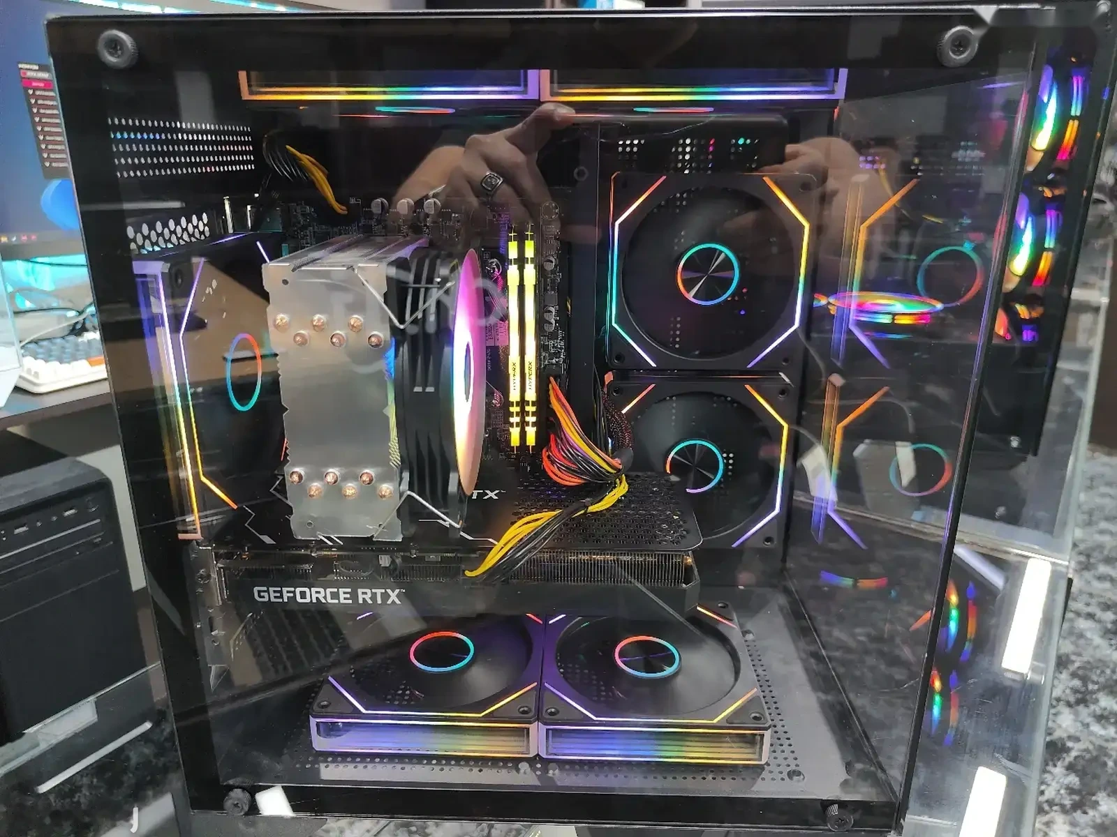 Игровой Компьютер Аквариум I5-12400F 16GB/SSD 512GB RTX 3060 12GB — фото 4