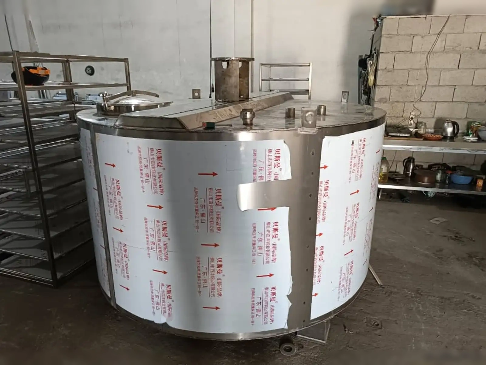 Бочка из нержавеющей стали 5000л.