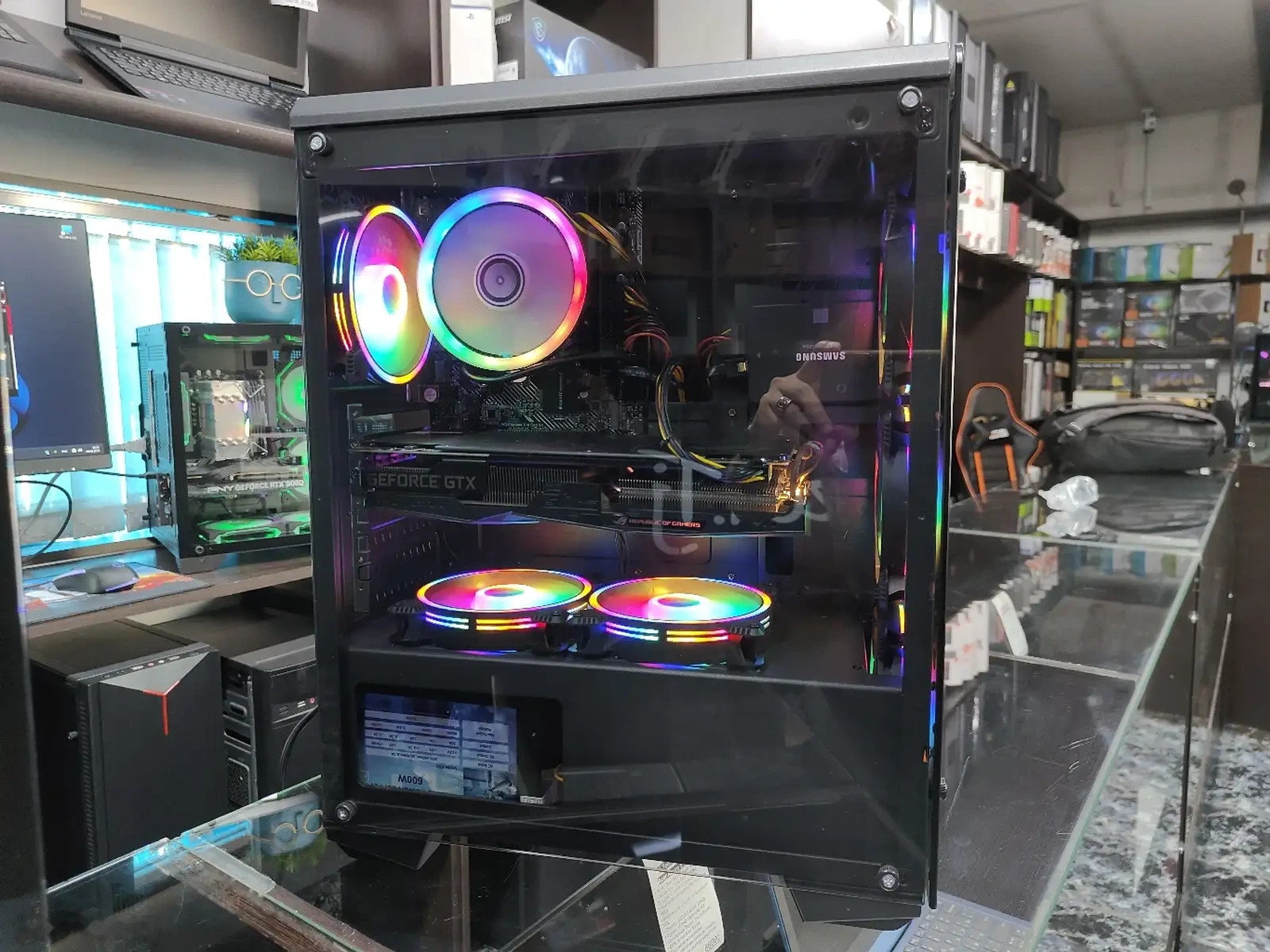 Игровой персональный компьютер Sama Black Argb i5-9400f 16GB/SSD 512GB GTX 1660T — фото 4