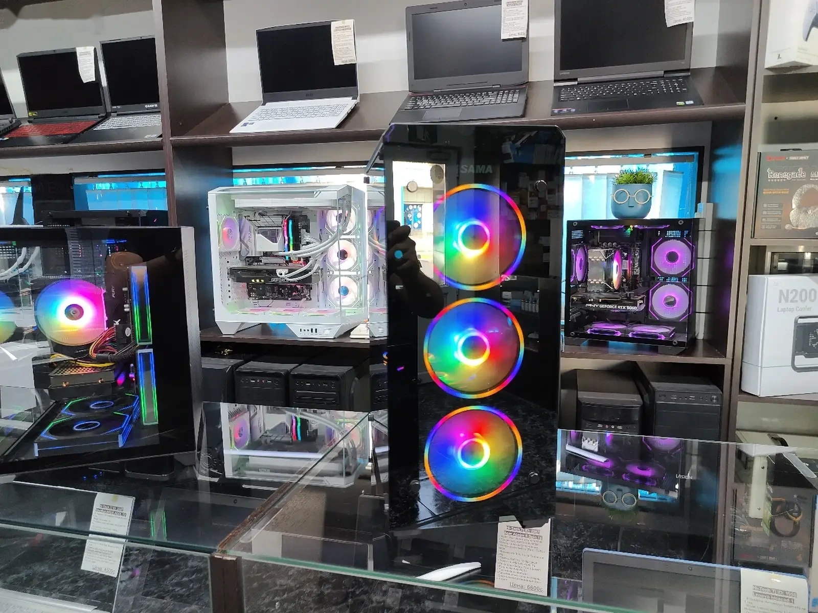 Игровой персональный компьютер Sama Black Argb i5-9400f 16GB/SSD 512GB GTX 1660T — фото 2