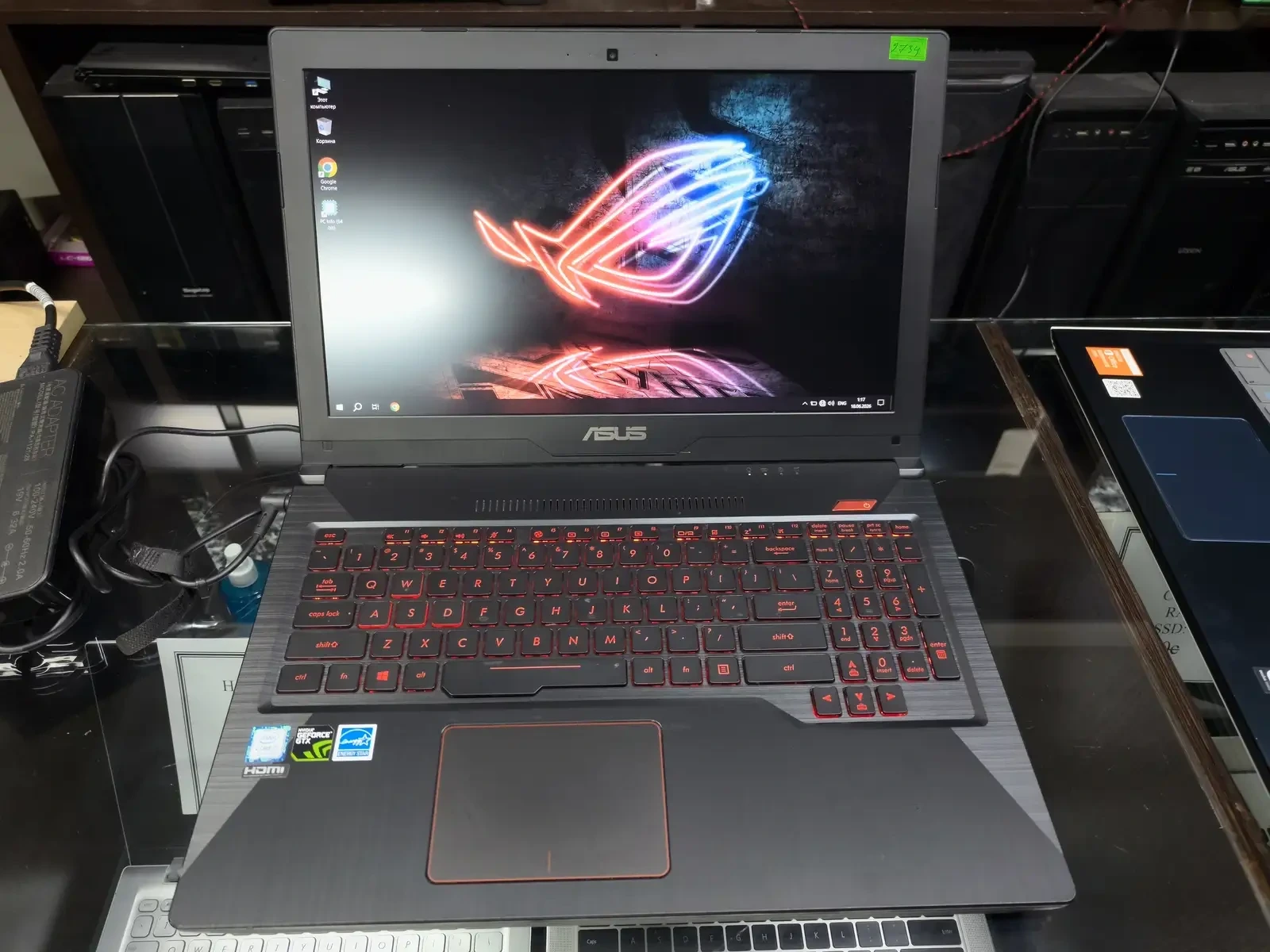 Игровой Ноутбук ASUS TUF FX504 Core i5-8GEN 8GB/128SSD 1TB HDD — фото 5