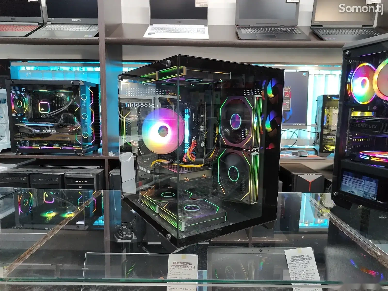 Игровой Компьютер Аквариум I5-12400F 16GB/SSD 512GB RTX 3060 12GB — фото 8