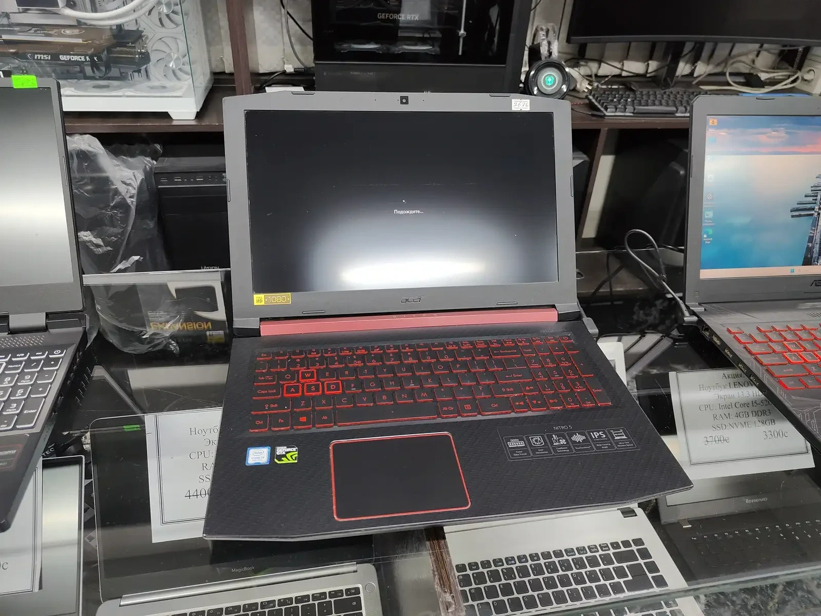 Игровой ноутбук Acer Nitro 5 Core I5-8GEN 8GB/128SSD/1TB GTX 1050TI 4GB — фото 4