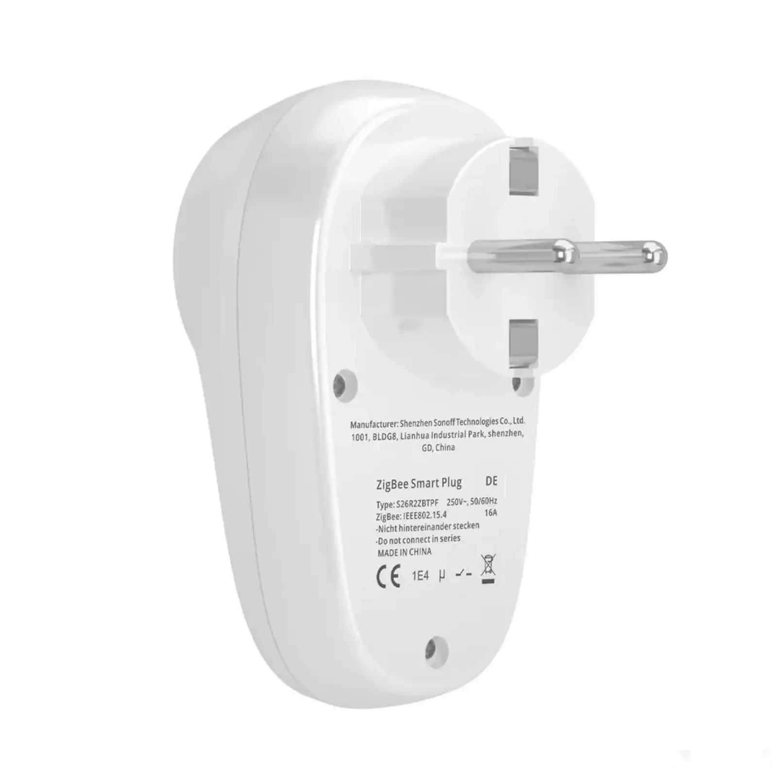 Умная Розетка Sonoff S26R2ZB Wi-Fi — фото 3