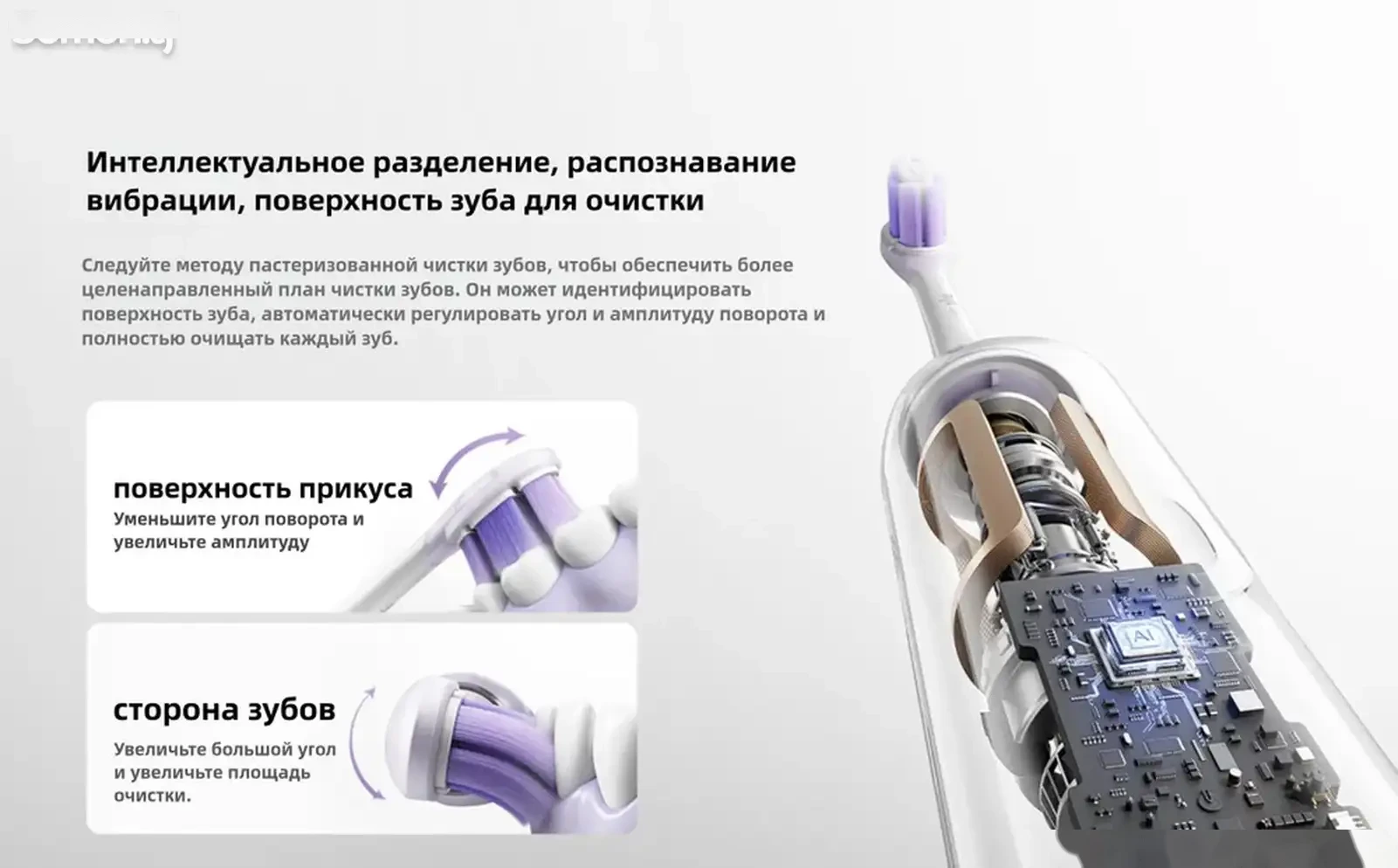 Электрическая зубная щетка Xiaomi Mijia Electric Sonic Vibrating Toothbrush Pro — фото 5