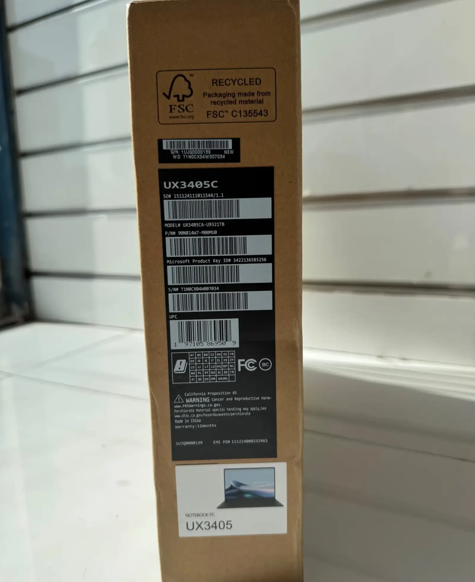 Ноутбук ASUS Zenbook 14 UX3405C Ultra 9 285H 32GB 1TB OLED