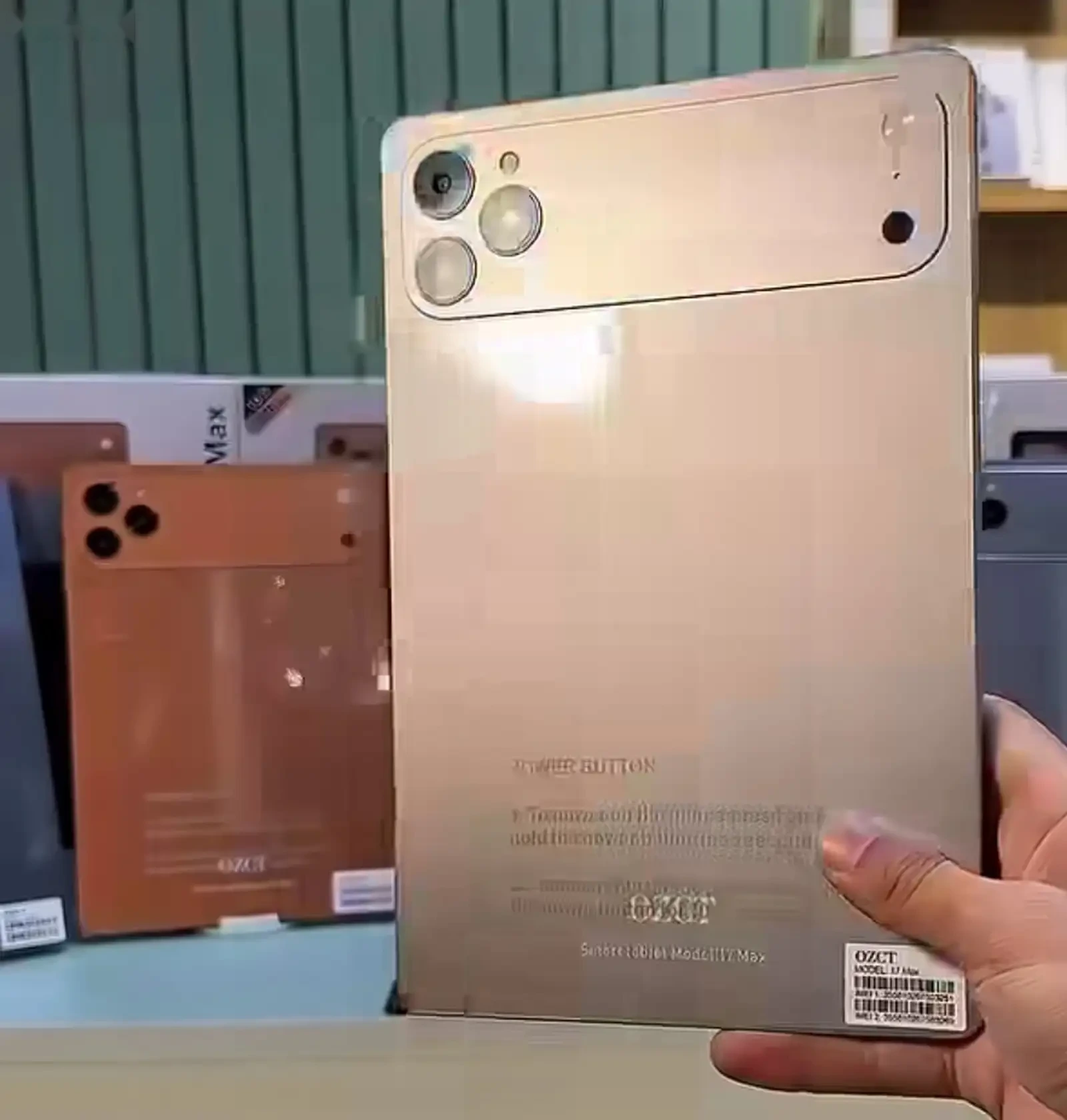 Планшет 17 PRO max 2sim 16/1tera Orange 8000 battery — фото 2