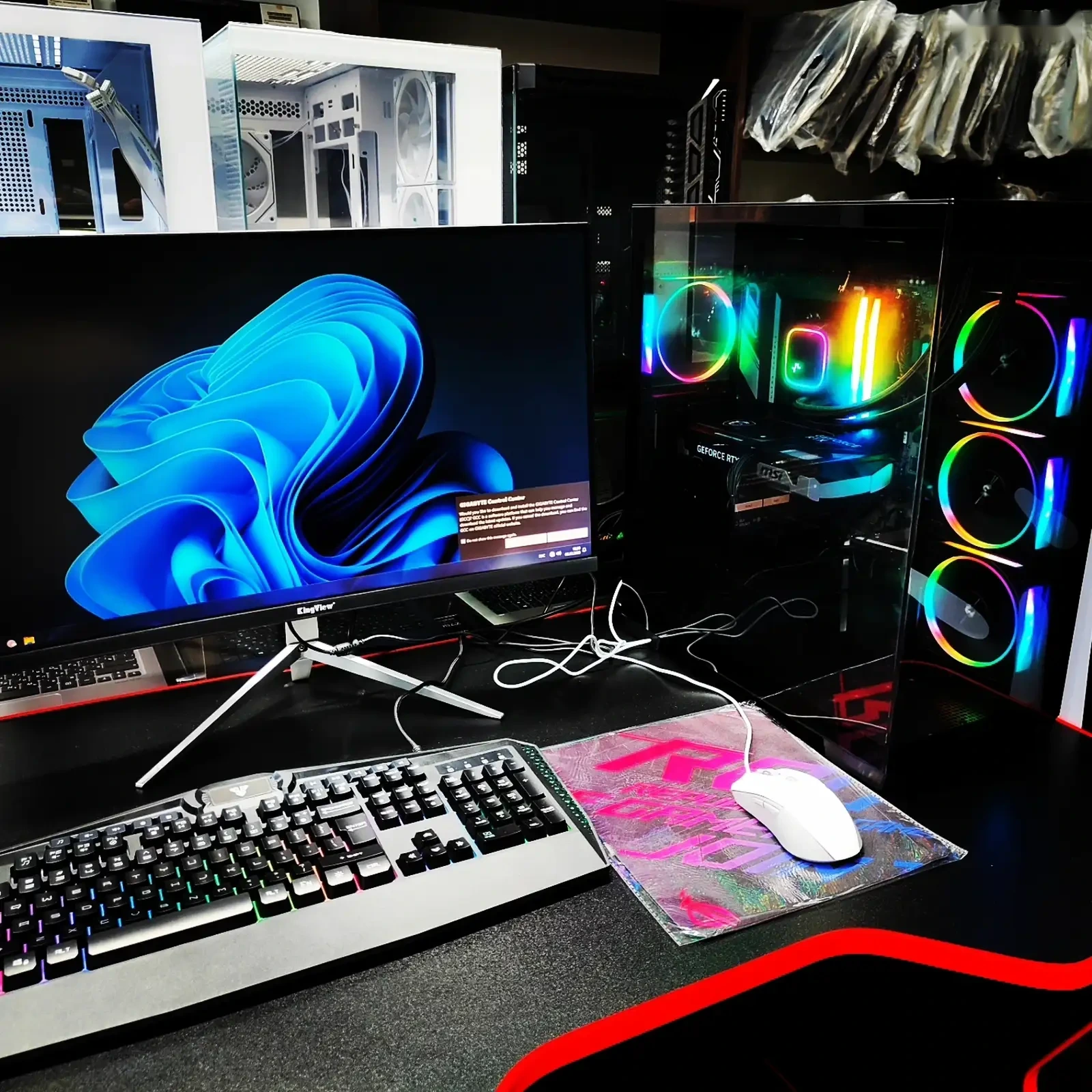 Игровой Компьютер DeepCool CG580 Core i7-Ultra 265Kf DDR5 32GB SSD 512GB RTX 506 — фото 5