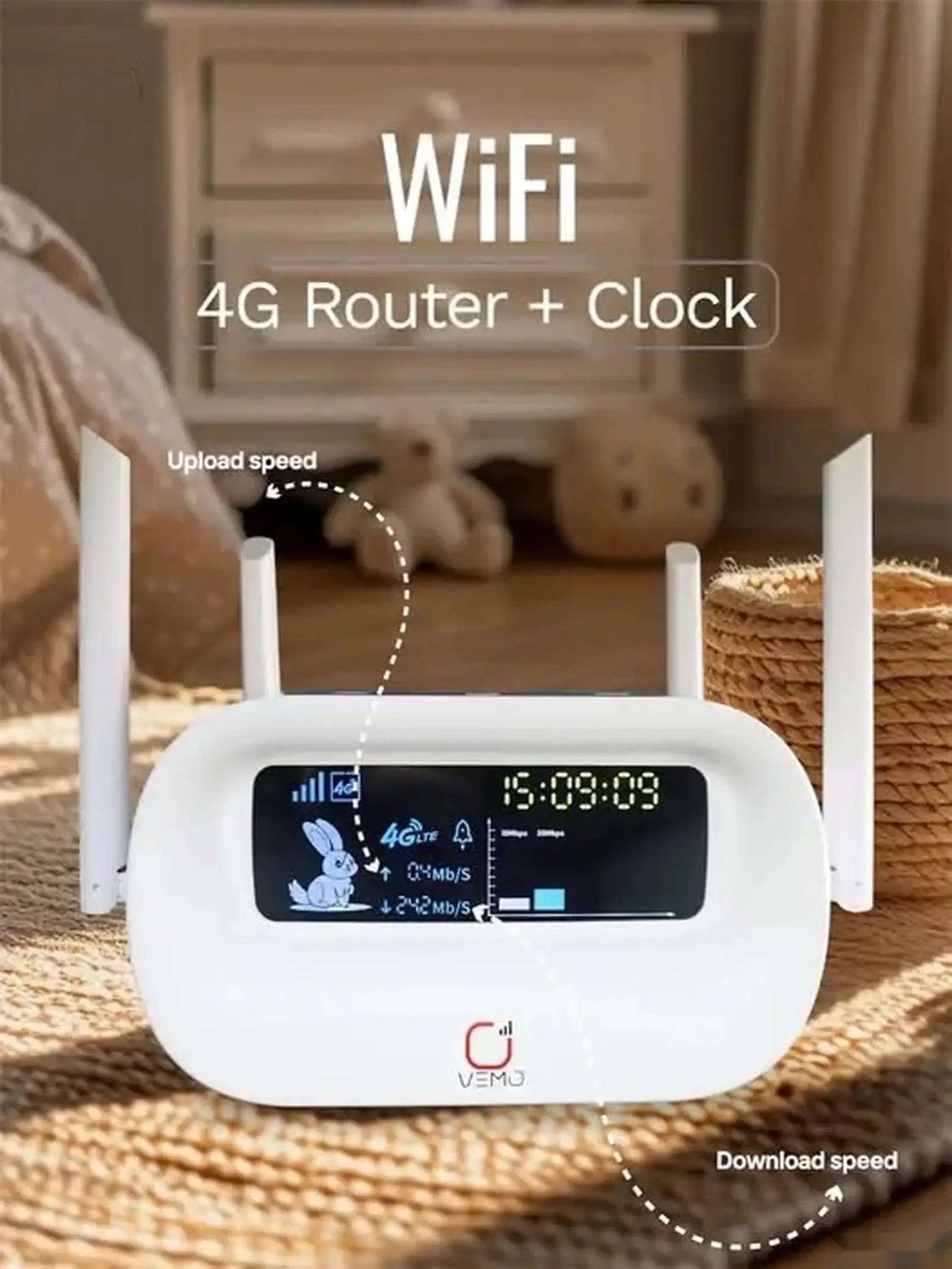 Беспроводной Vemo 4G LTE роутер — фото 2
