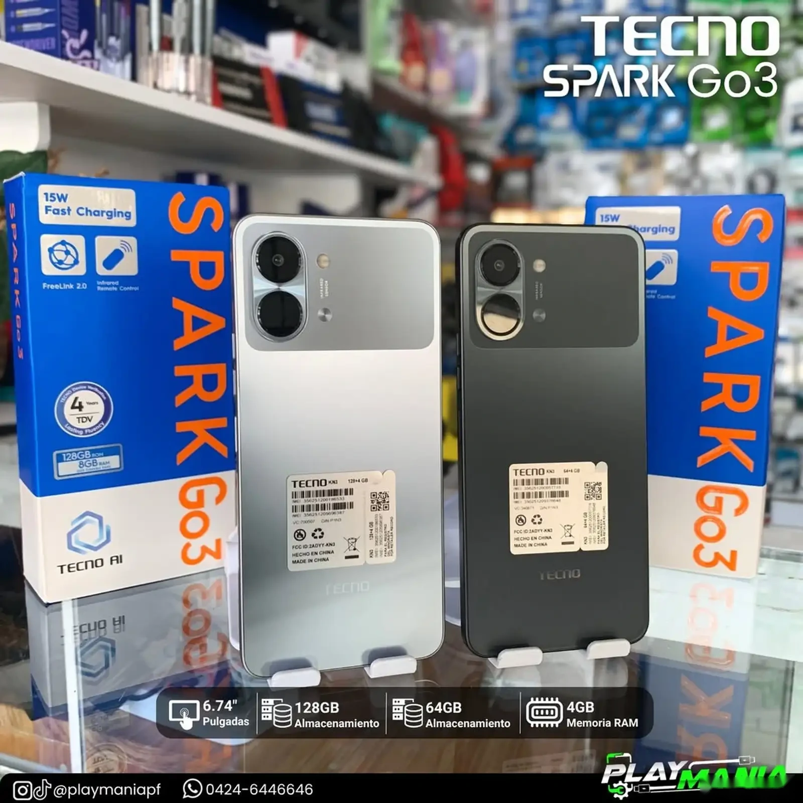 Tecno spark Go 3 8/128gb 5200mah 2026 — фото 4