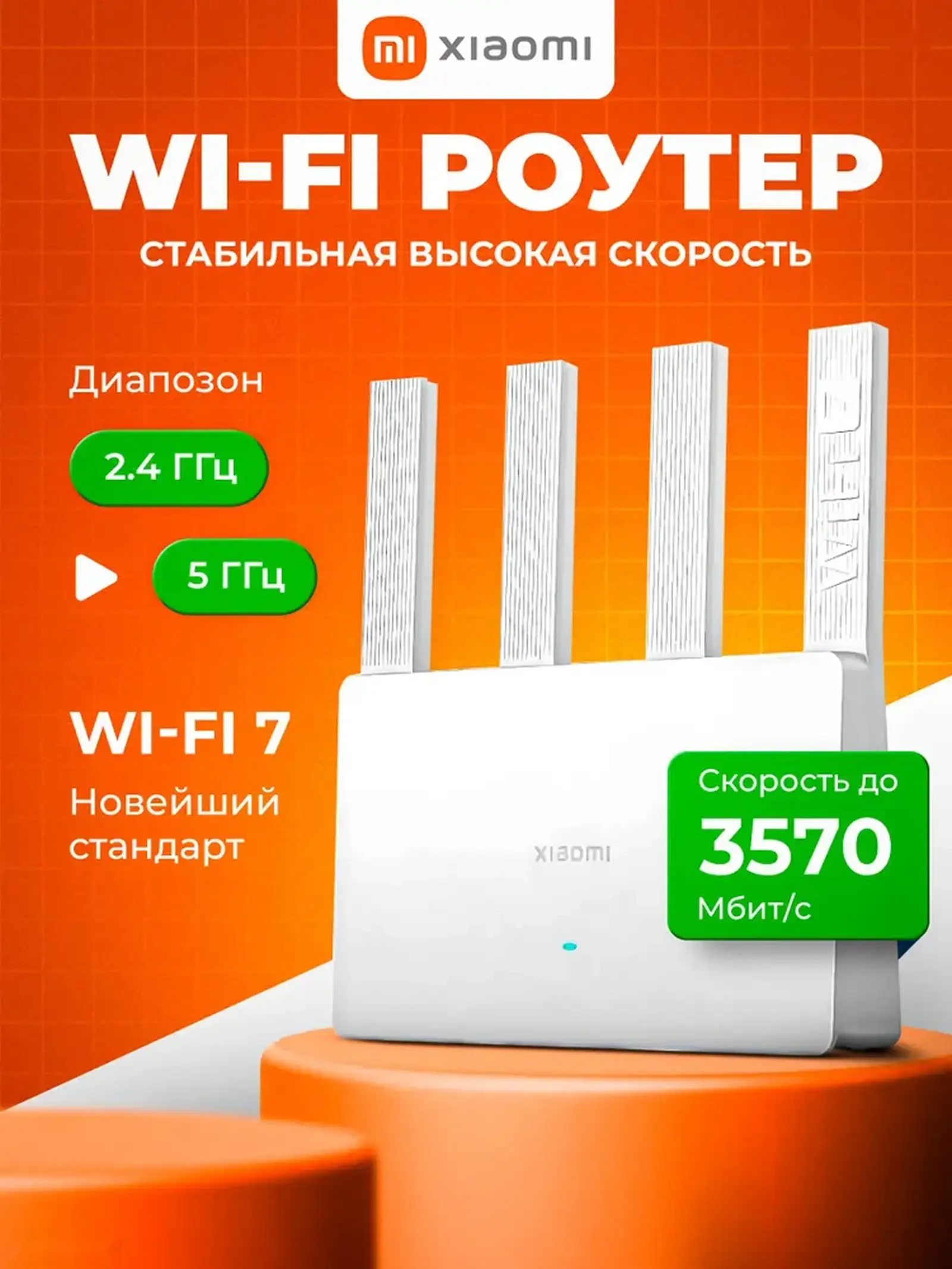 Роутер Xiaomi Router BE3600 2.5G