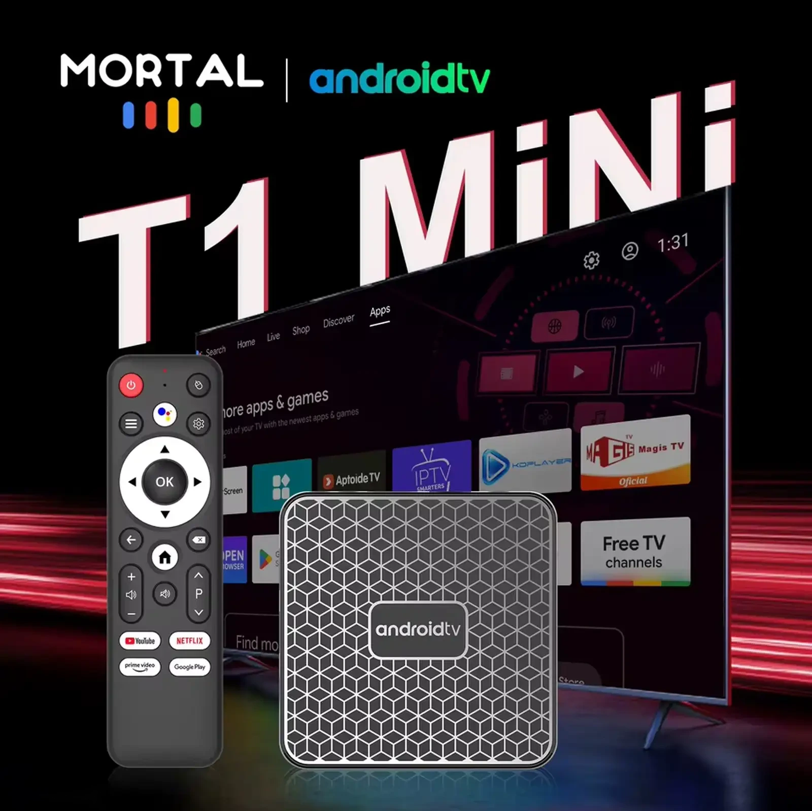 ТВ приставка Mortal T1 Mini TV Box S — фото 3
