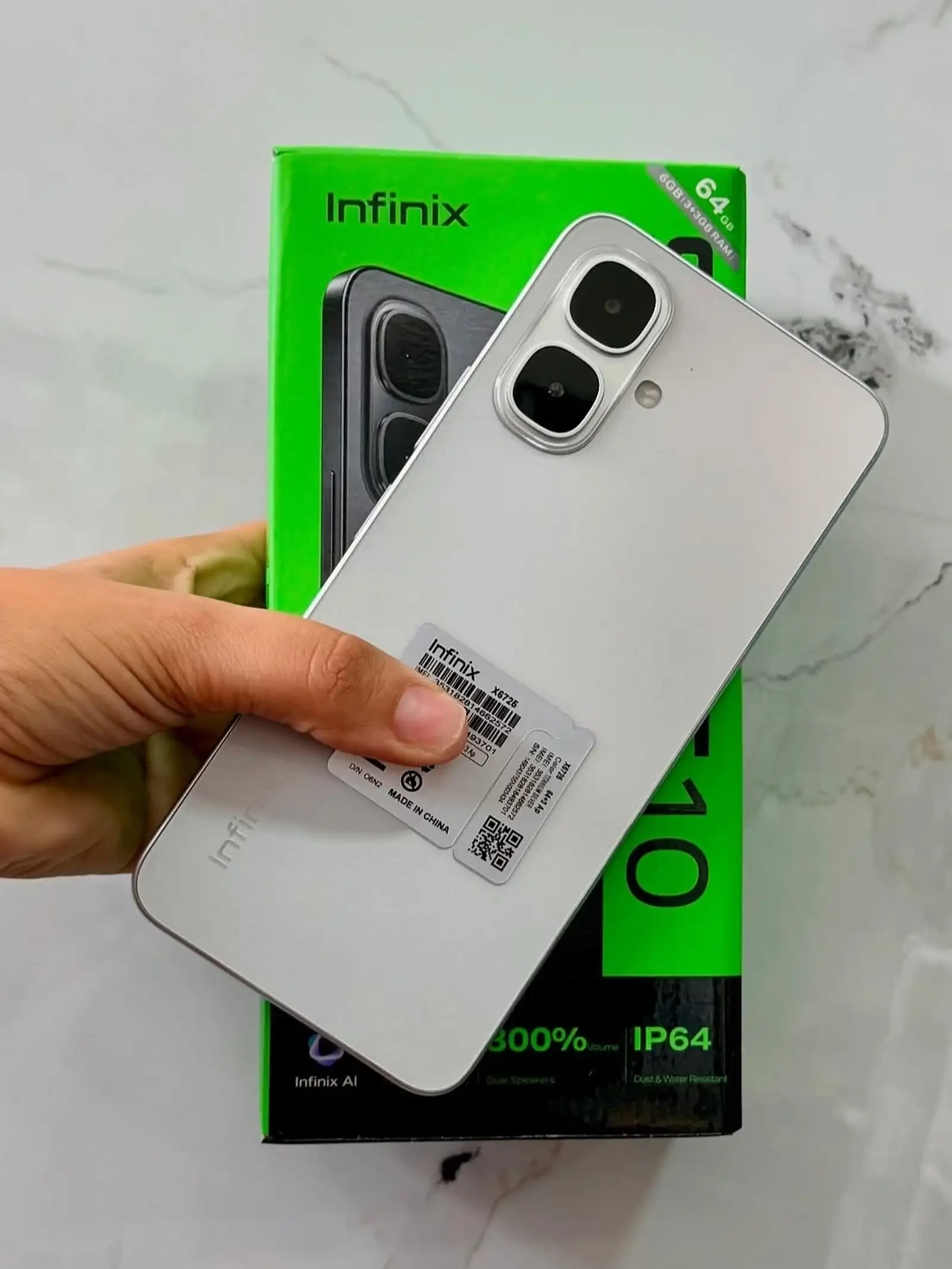 Infinix Smart 10 3+3/64gb black — фото 4