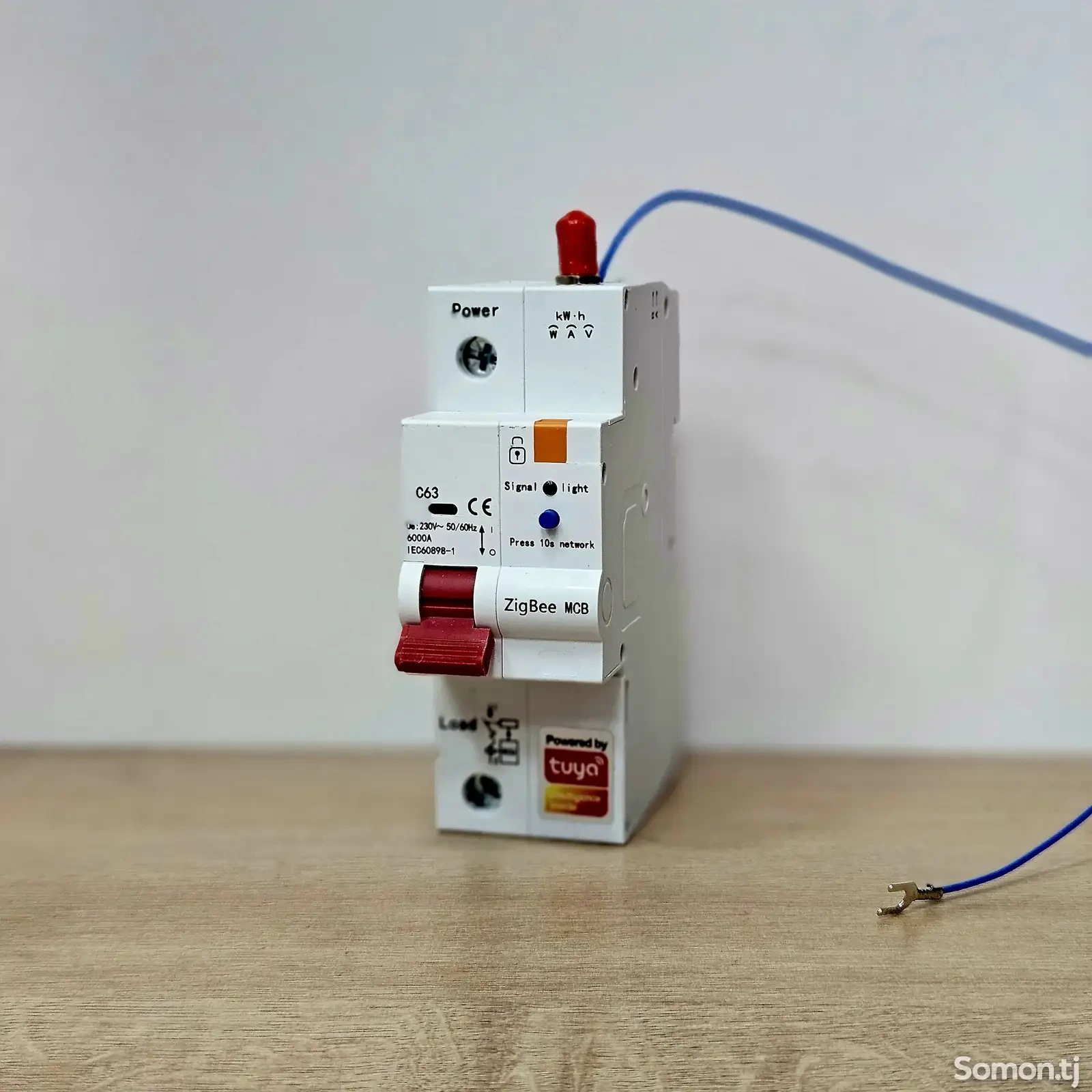 Умный автоматический выключатель Zigbee с функцией мониторинга
