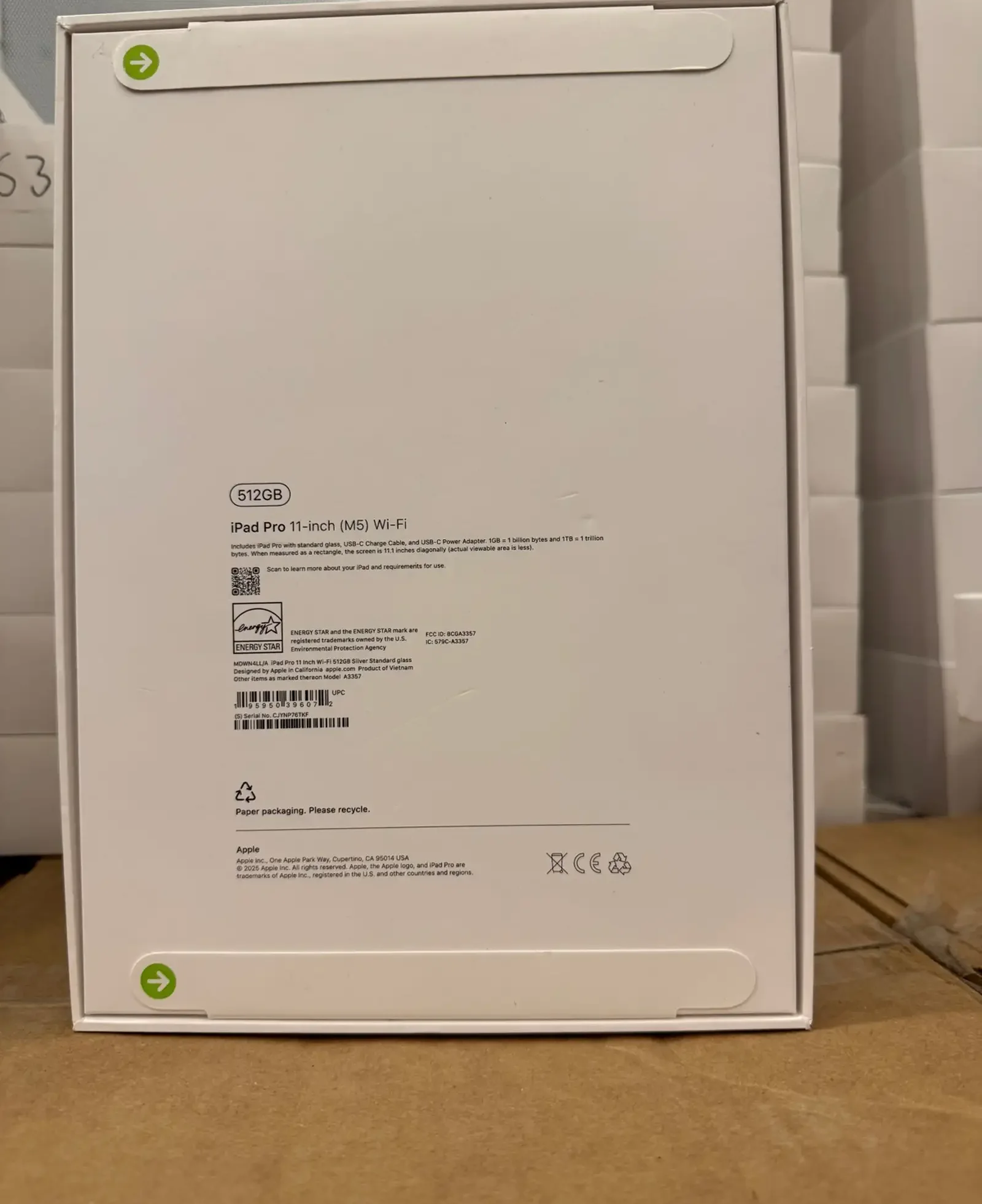 Планшет Apple iPad Pro 11 дюймов M5 512 WiFi