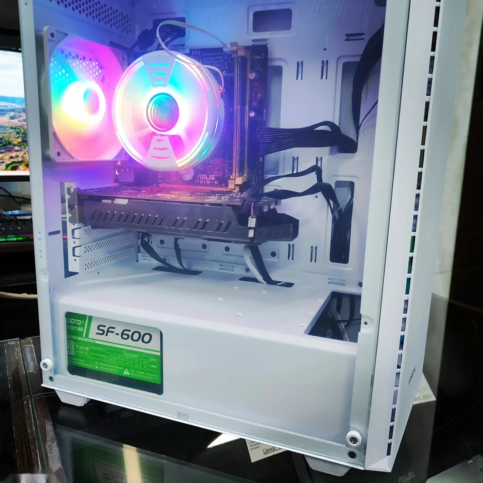 Игровой Компьютер Vision Rgb White Core i5 Ram 8Gb ssd 128gb Gtx 650ti — фото 5