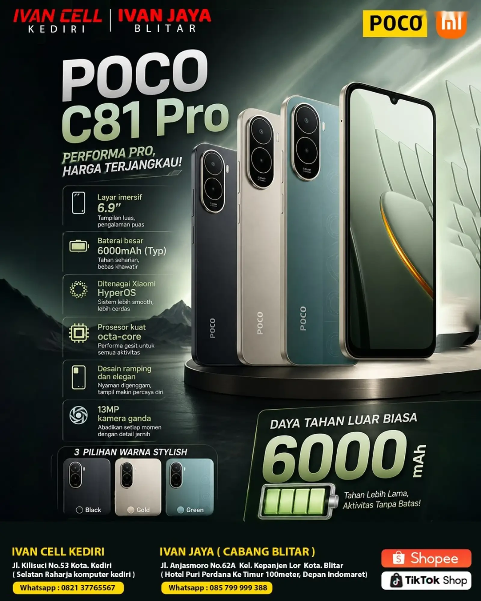 Xiaomi Poco C81 Pro 4+4/8/128Gb Global Version — фото 4