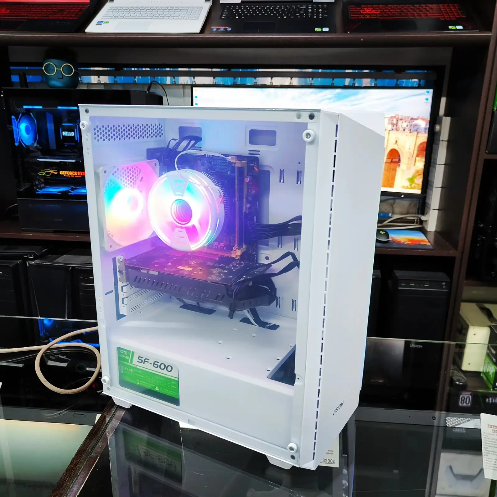 Игровой Компьютер Vision Rgb White Core i5 Ram 8Gb ssd 128gb Gtx 650ti — фото 3