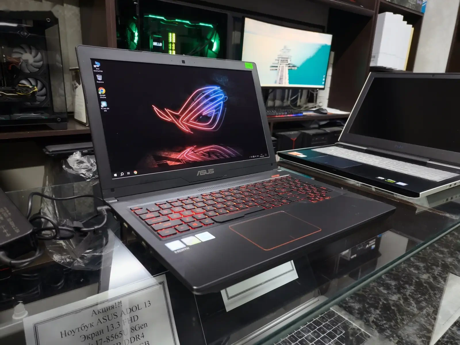 Игровой Ноутбук ASUS TUF FX504 Core i5-8GEN 8GB/128SSD 1TB HDD — фото 7