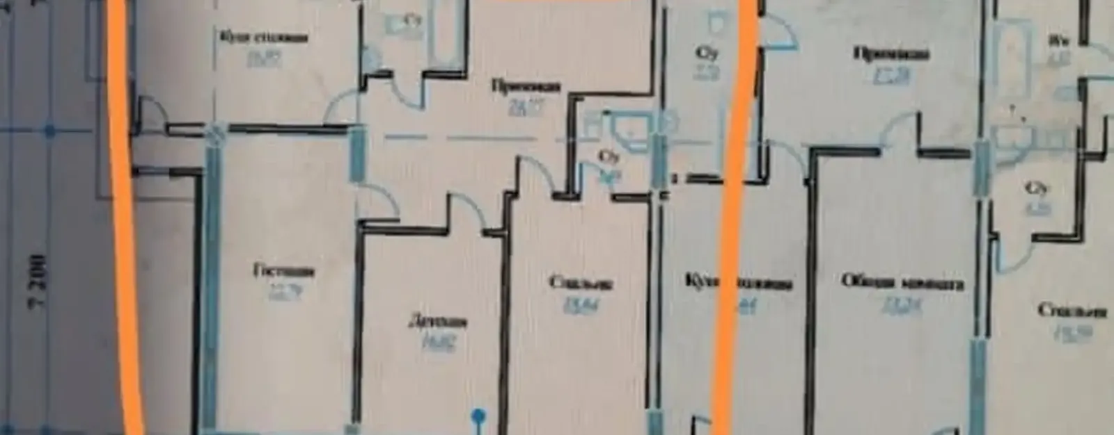 3-комн. квартира, 14 этаж, 106 м², Шохмансур