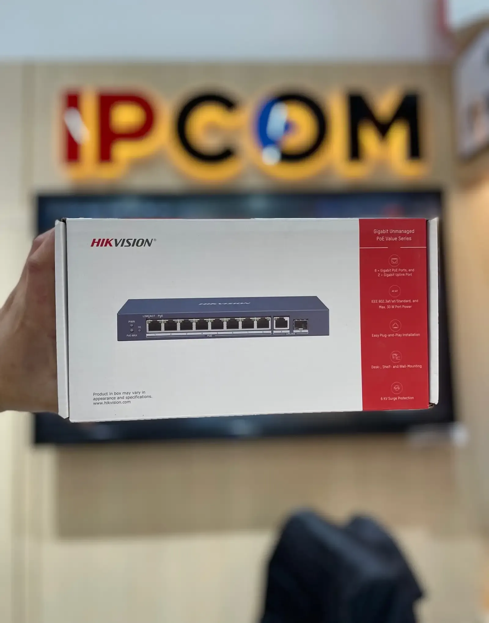 PoE-коммутатор Switch POE Gigabit Hikvision DS 3E0510P E M