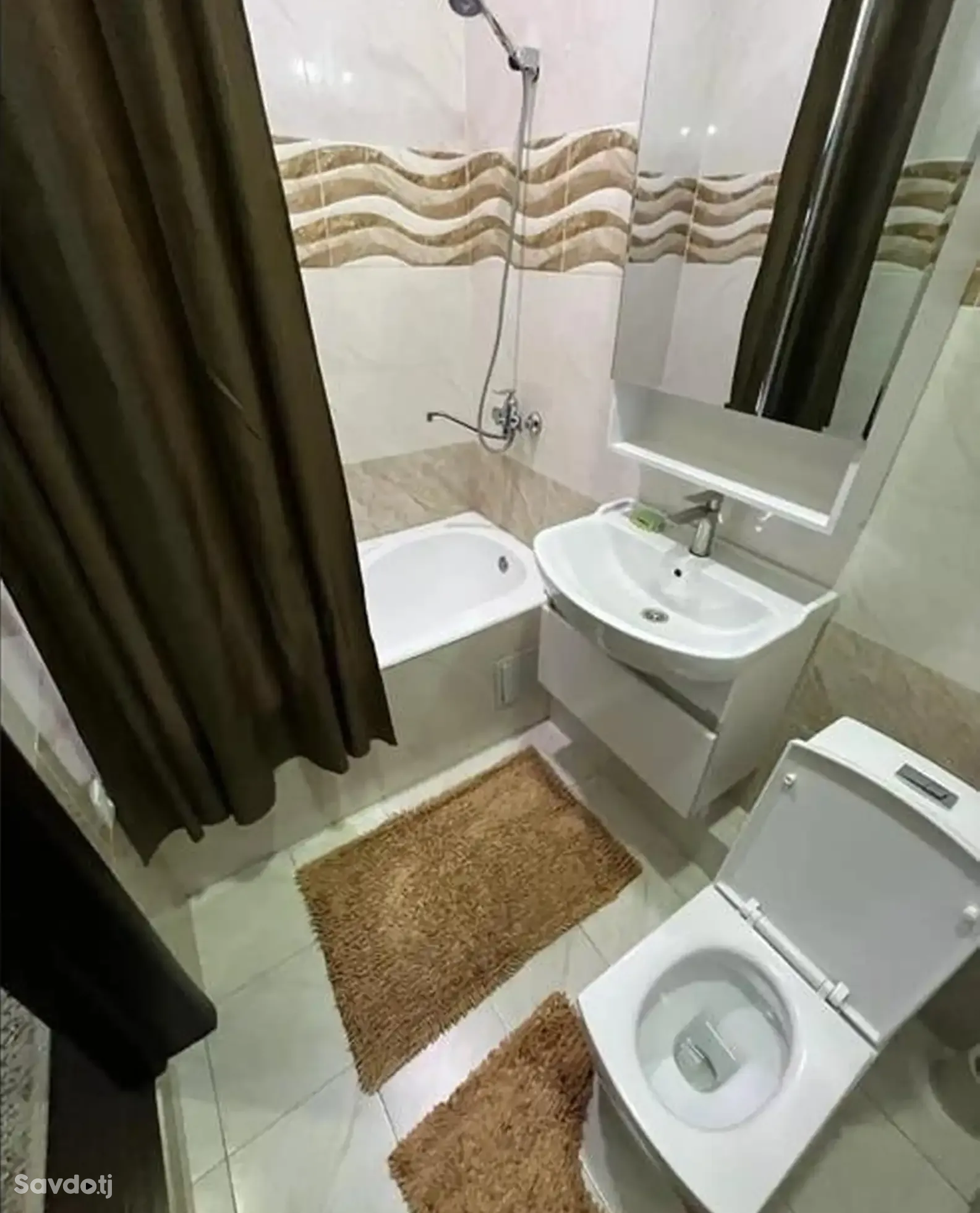 2-комн. квартира, 11 этаж, 80м², Сомони