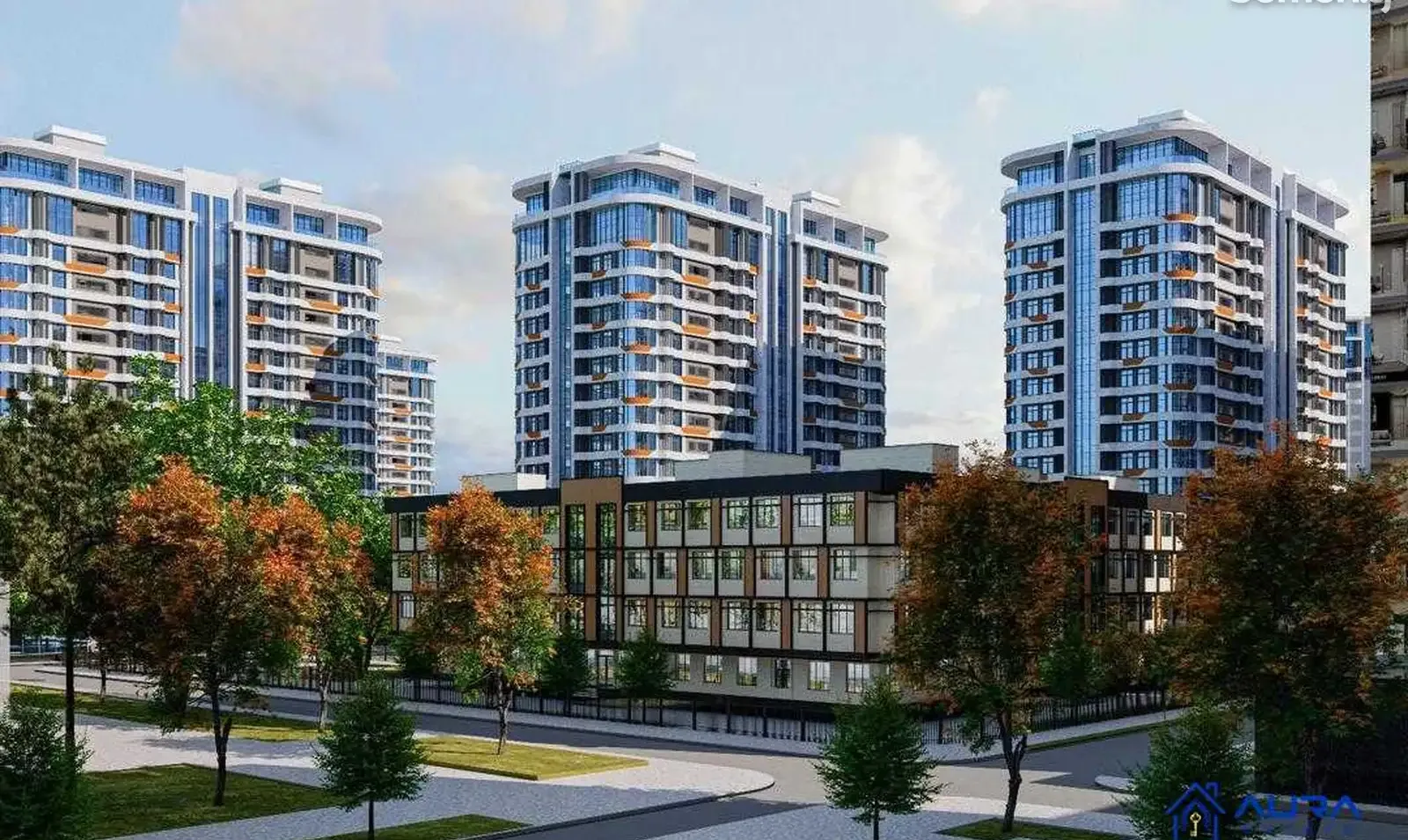 3-комн. квартира, 7 этаж, 92 м², И Сомони