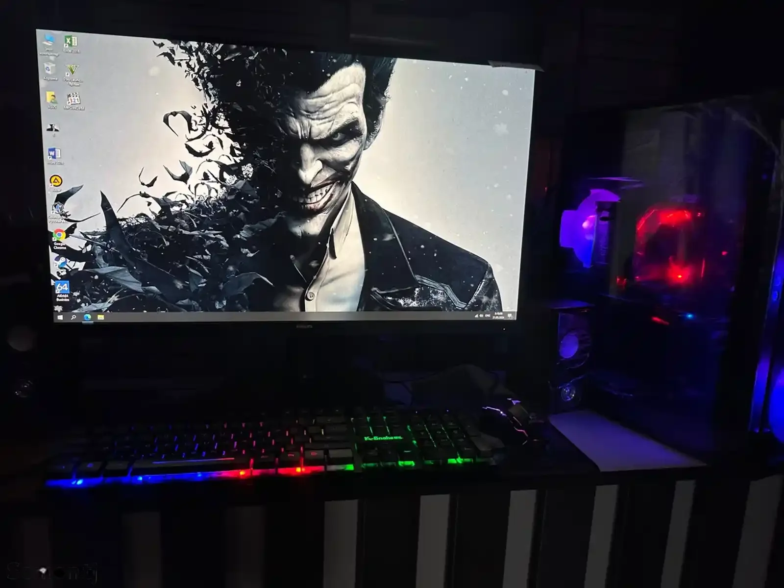 Игровой компьютер core i7 4770/RAM 16GB/RX 580 8GB/SSD 128GB/HDD 1TB