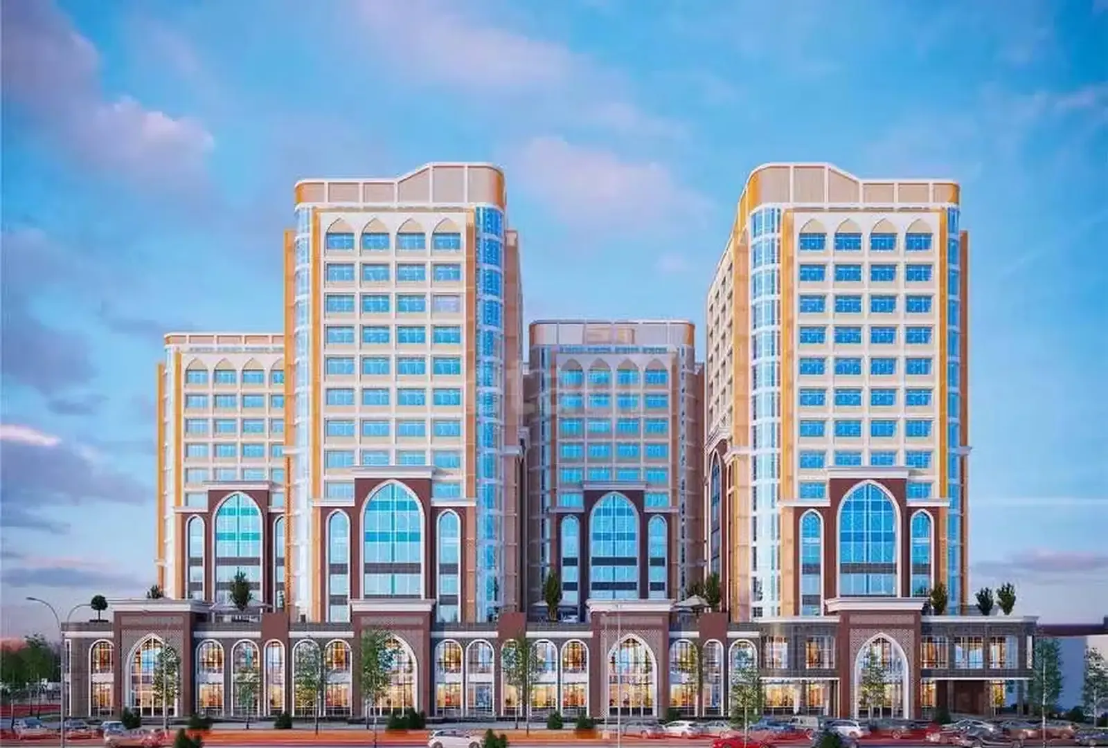 3-комн. квартира, 14 этаж, 117 м², н.Исмоили Сомони,Альфемо