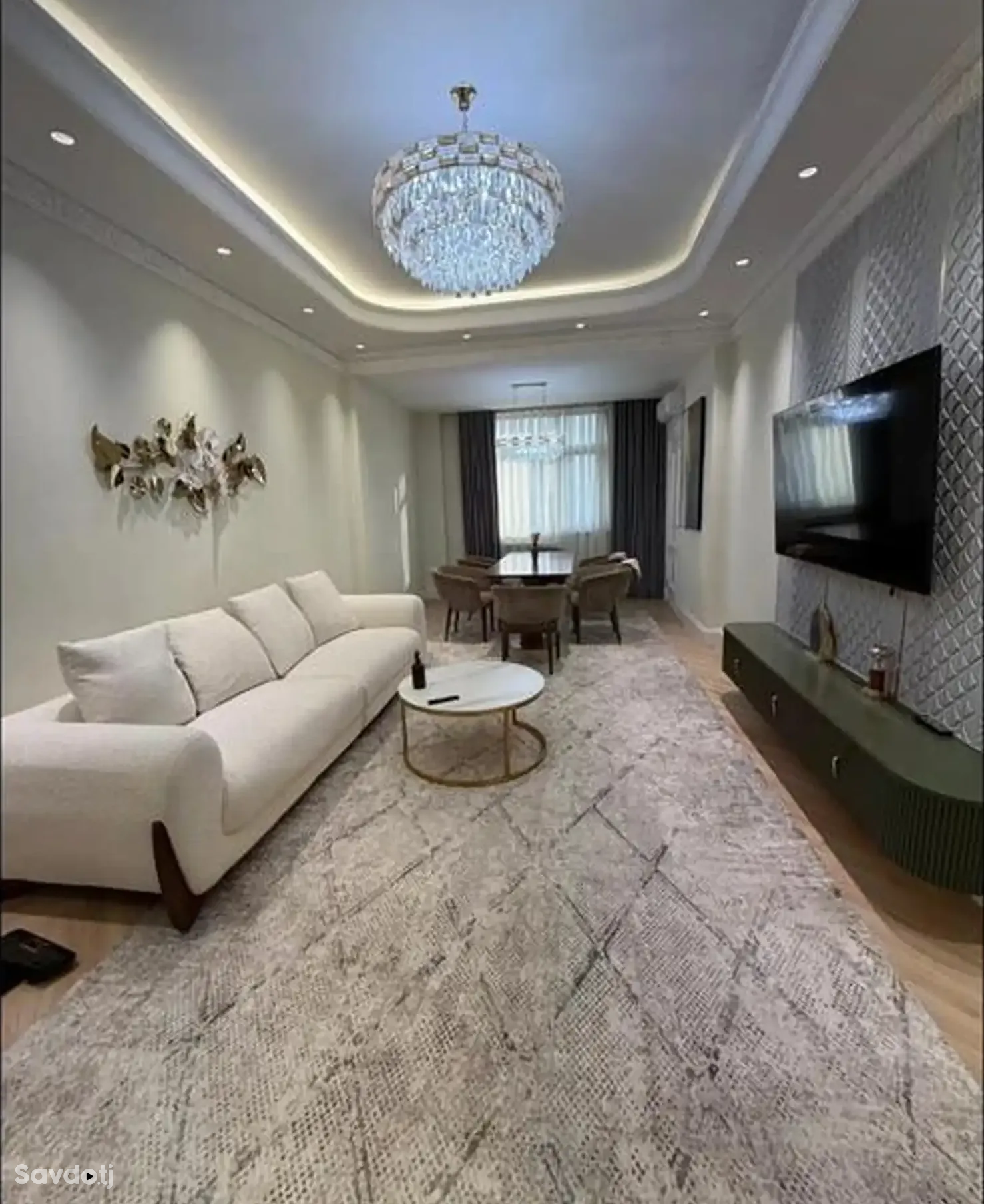 2-комн. квартира, 13 этаж, 75м², Сомони