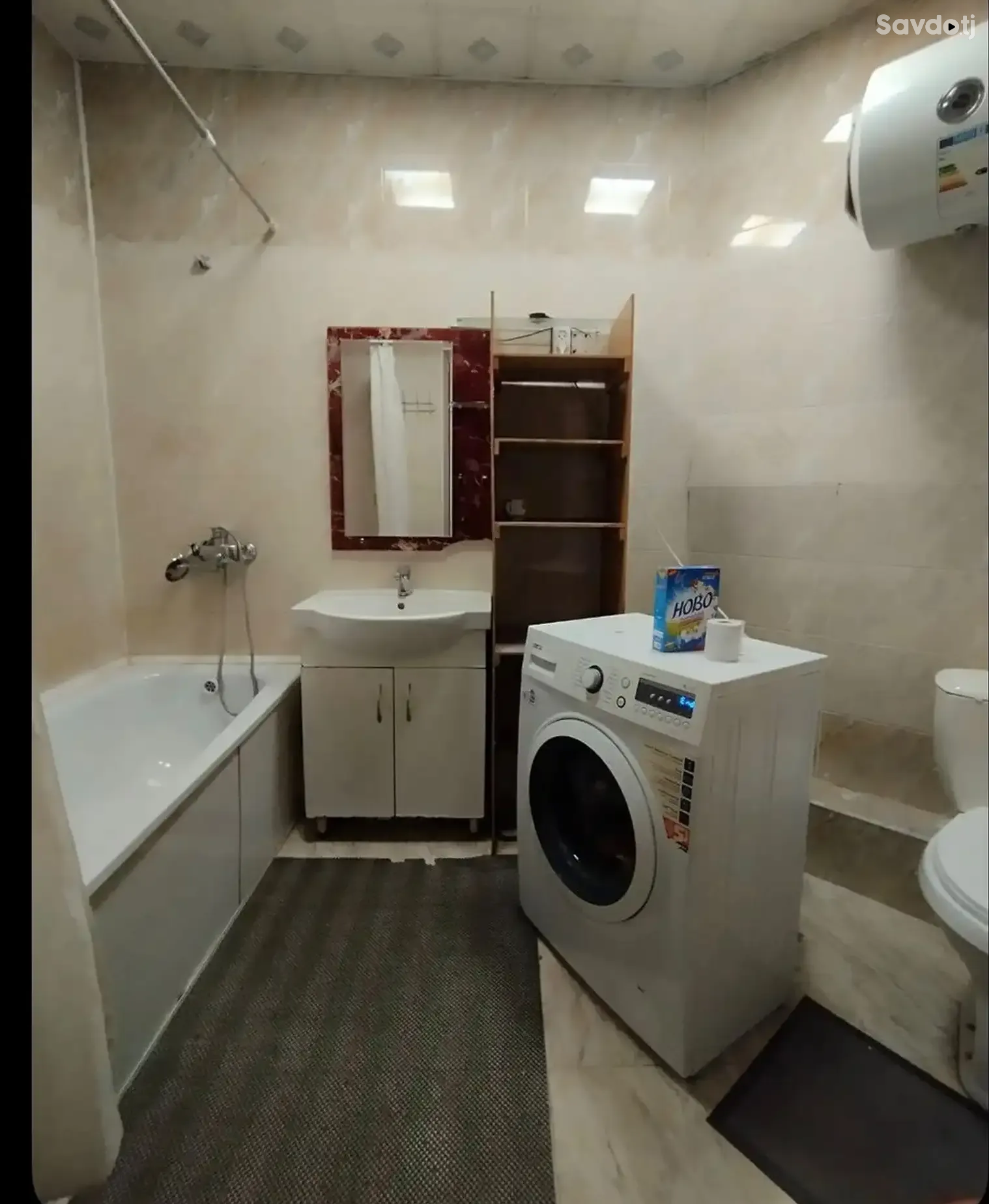 2-комн. квартира, 9 этаж, 60м², Сомони