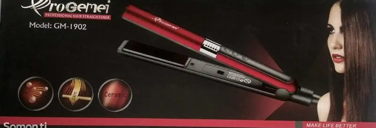 Выпрямитель для волос Gemei GM-1902