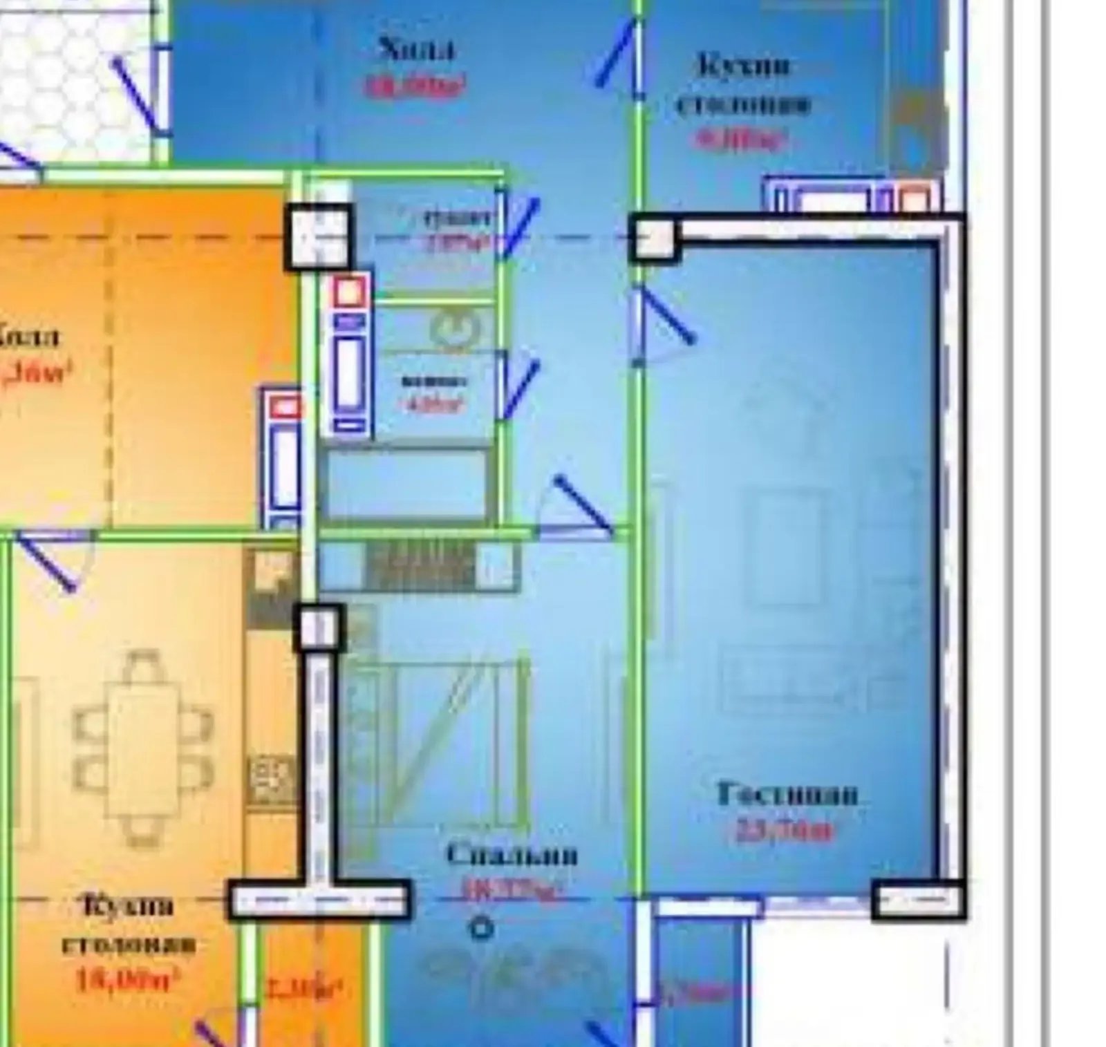 2-комн. квартира, 15 этаж, 77 м², Исмоили сомони