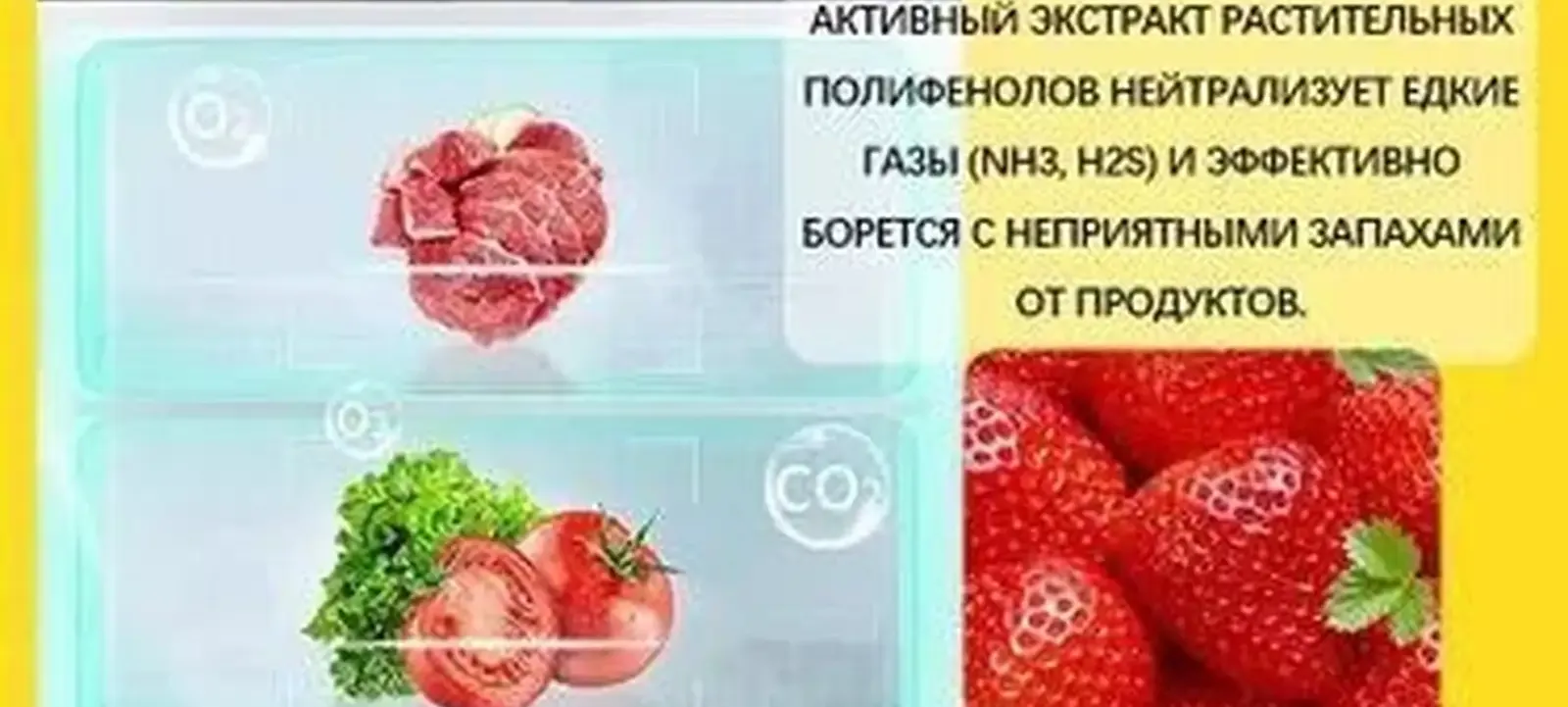 Поглотитель запаха для холодильника