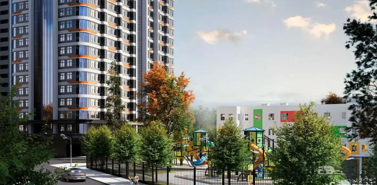 2-к квартира, 16 этаж, 66 м², Славянский, Спартак