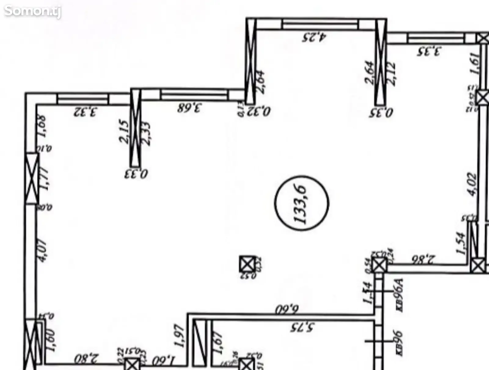 3-комн. квартира, 12 этаж, 134 м², Шохмансур Садбарг