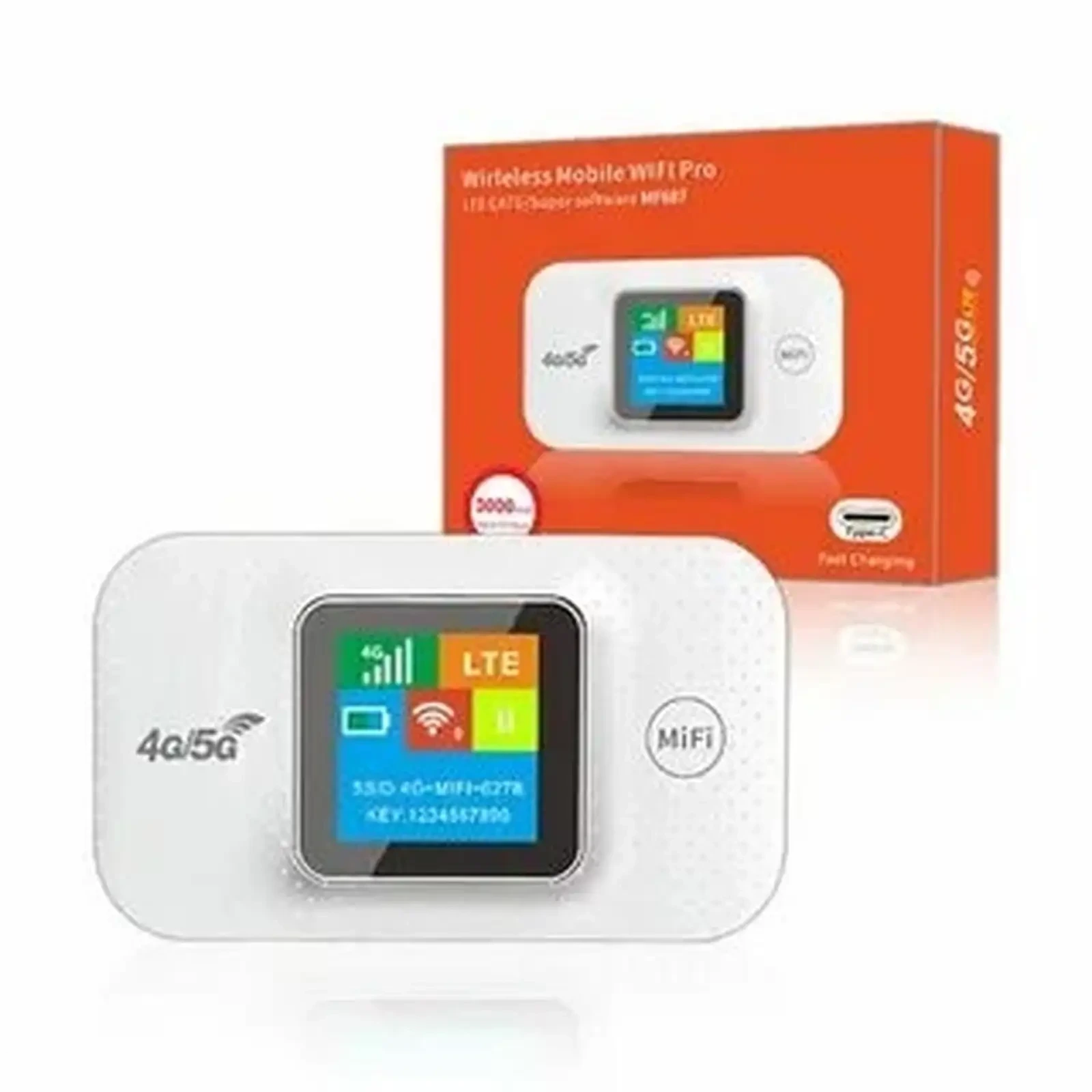 Карманный Wi-Fi роутер с поддержкой SIM-карты, Mi-Fi роутер 4G/5G LTE