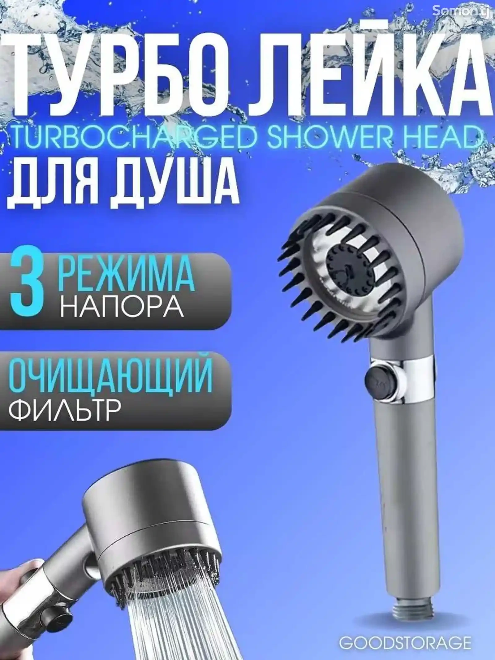 Турбо лейка для душ