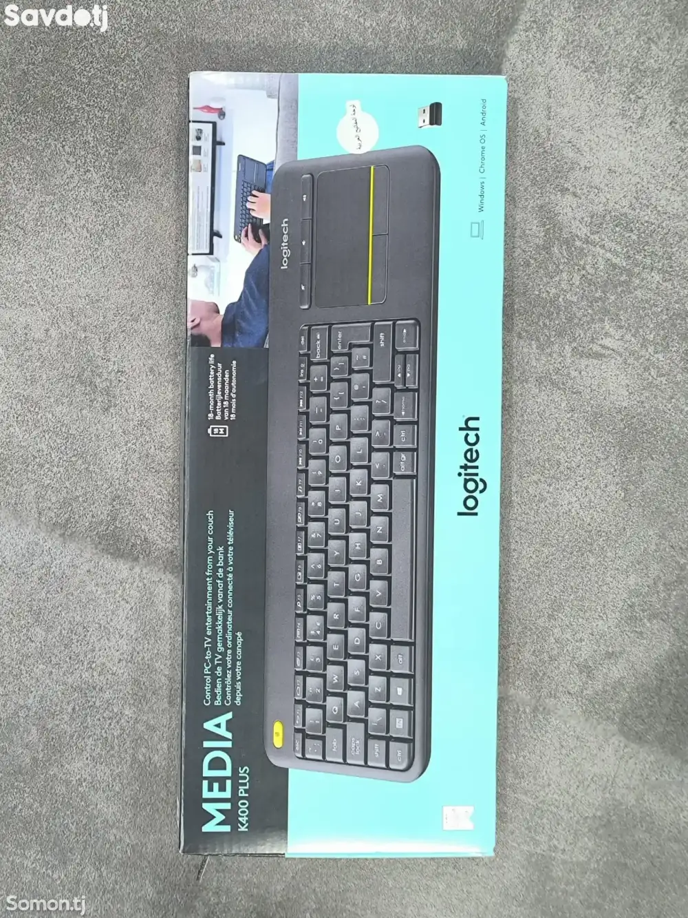Беспроводная сенсорная клавиатура Logitech K400 Plus