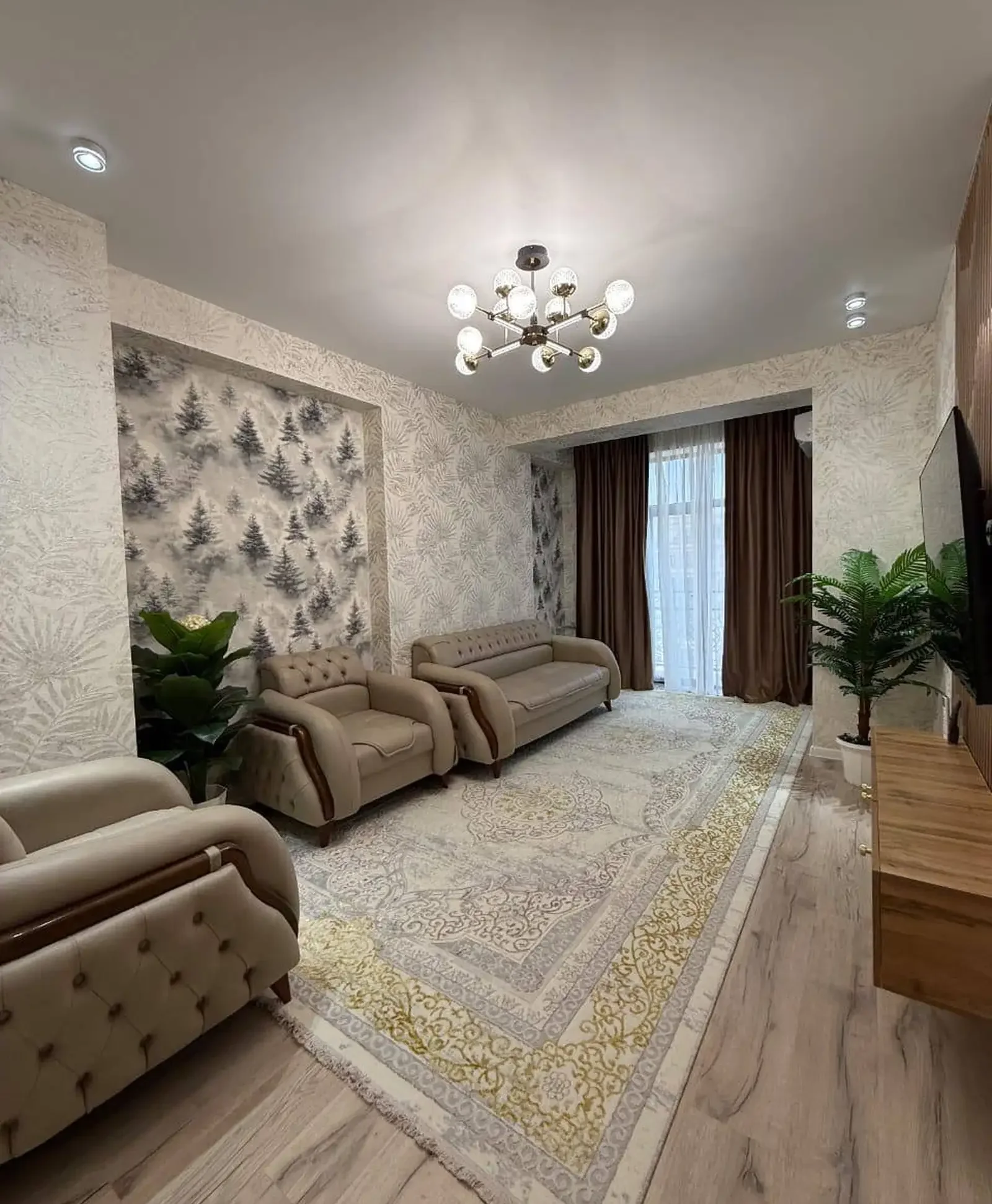 2-комн. квартира, 13 этаж, 61 м², Исмоили Сомони