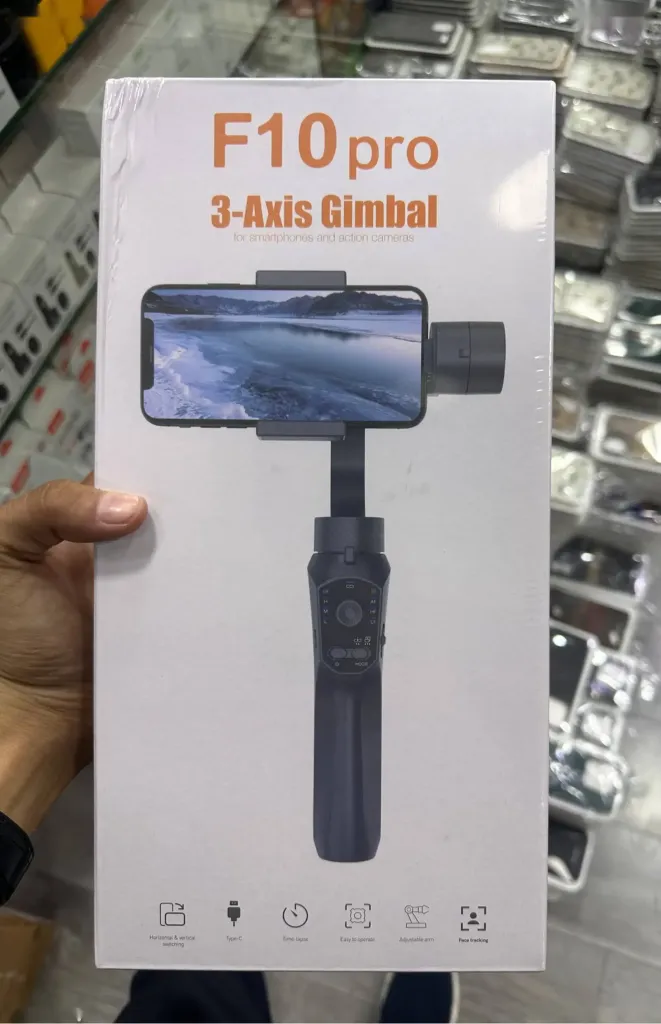 Стабилизатор F10 Pro 3-Axis Gimbal для смартфонов и экшн-камер