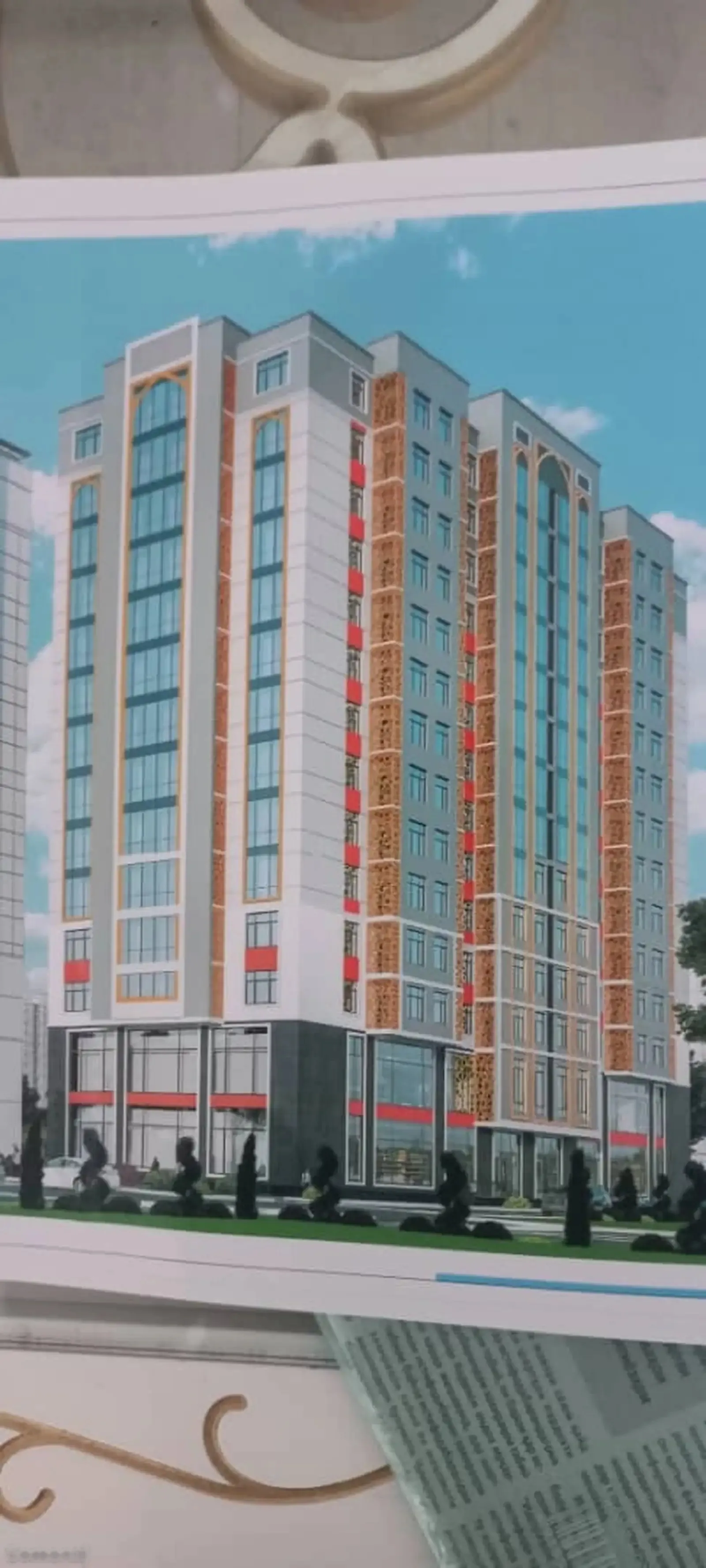 4-к квартира, 14 этаж, 186 м², И. Сомони, Овир