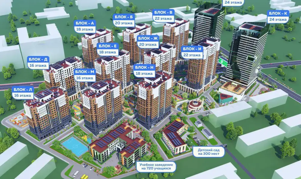 3-комн. квартира, 12 этаж, 127 м², н Сино