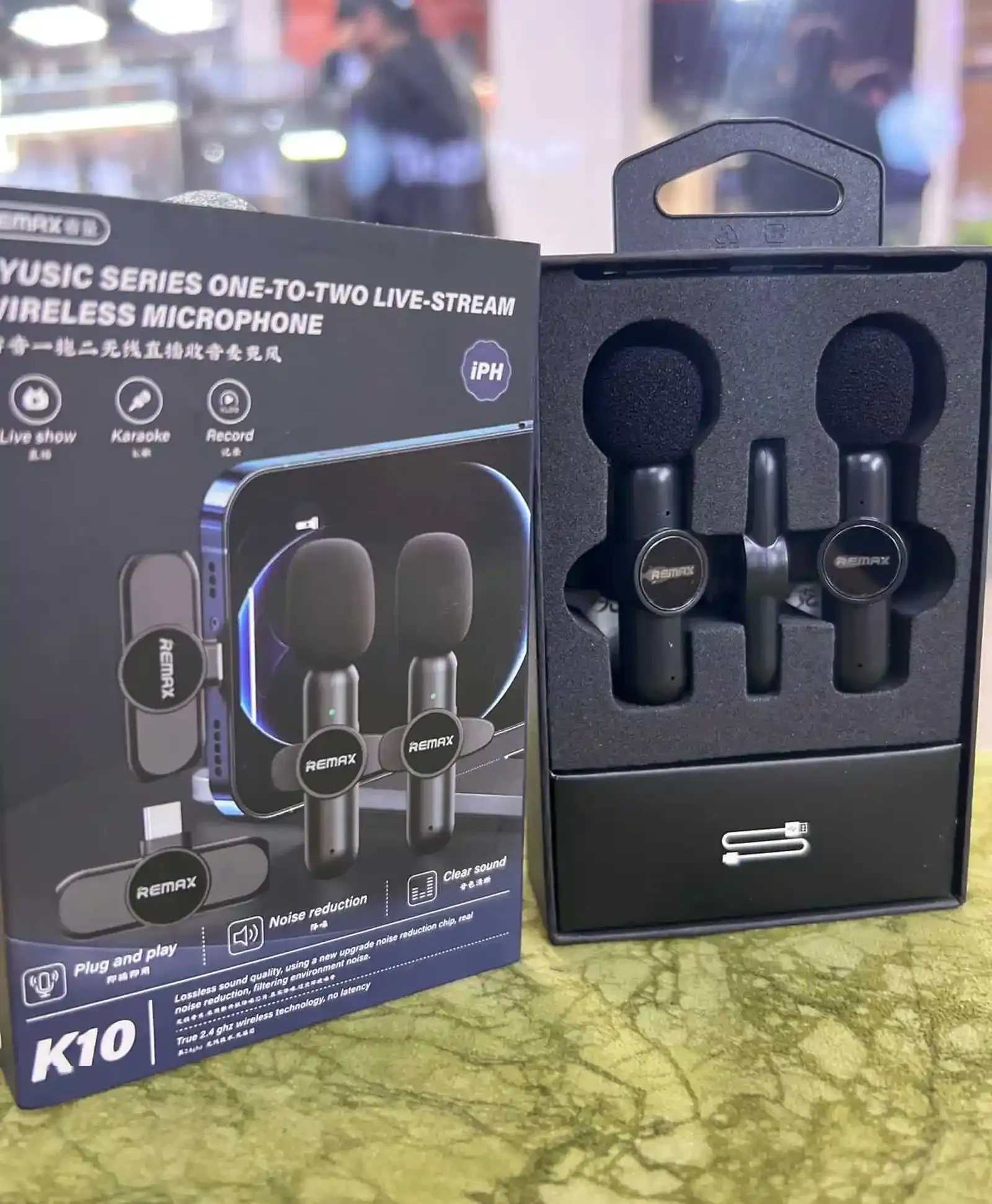 Микрофон беспроводной Remax K10 Lightning