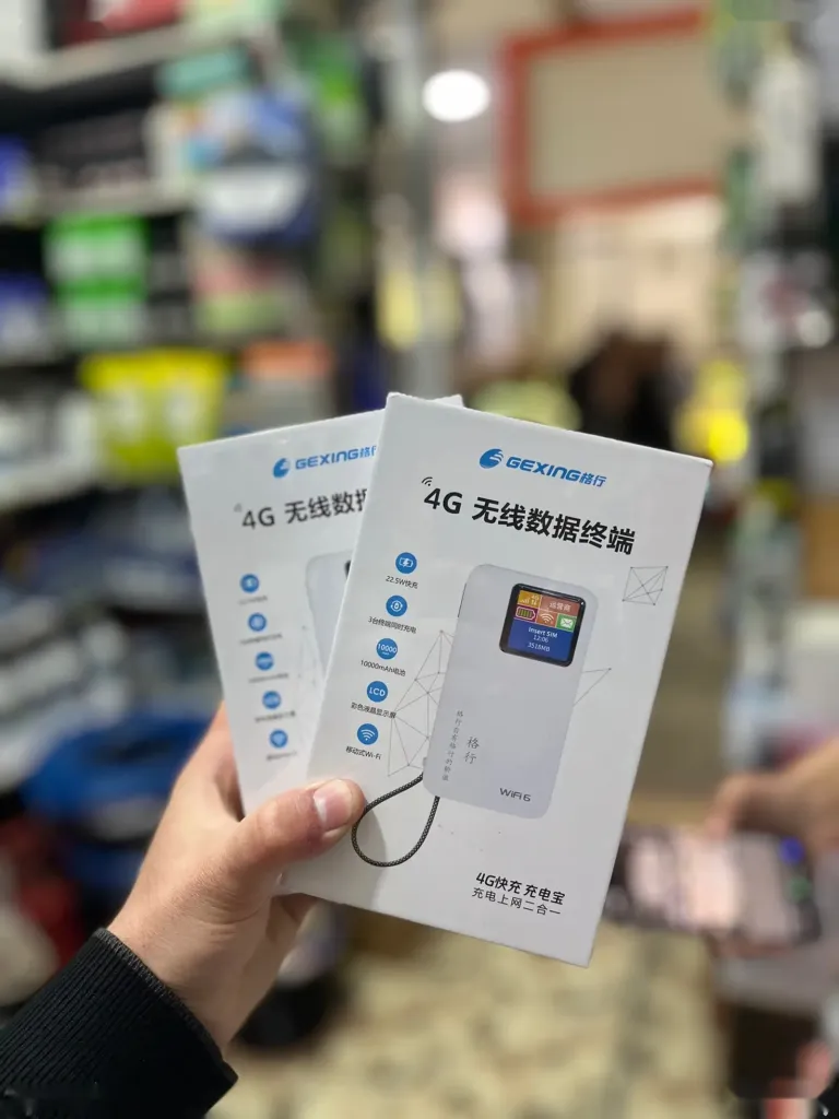 4G Wi-Fi роутер Gexing с аккумулятором