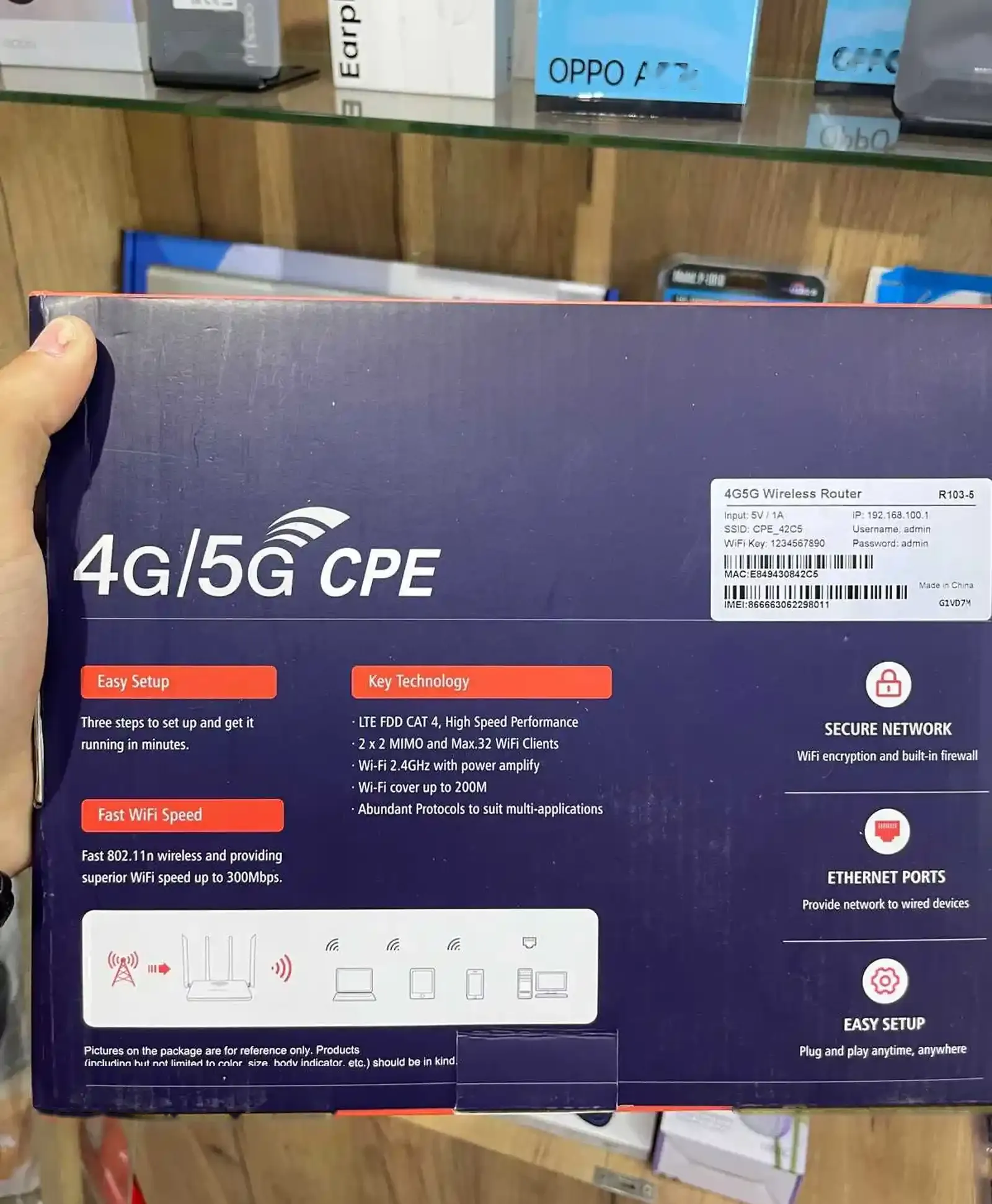 Роутер с сим-картой 4G/5G Wireless R103-5