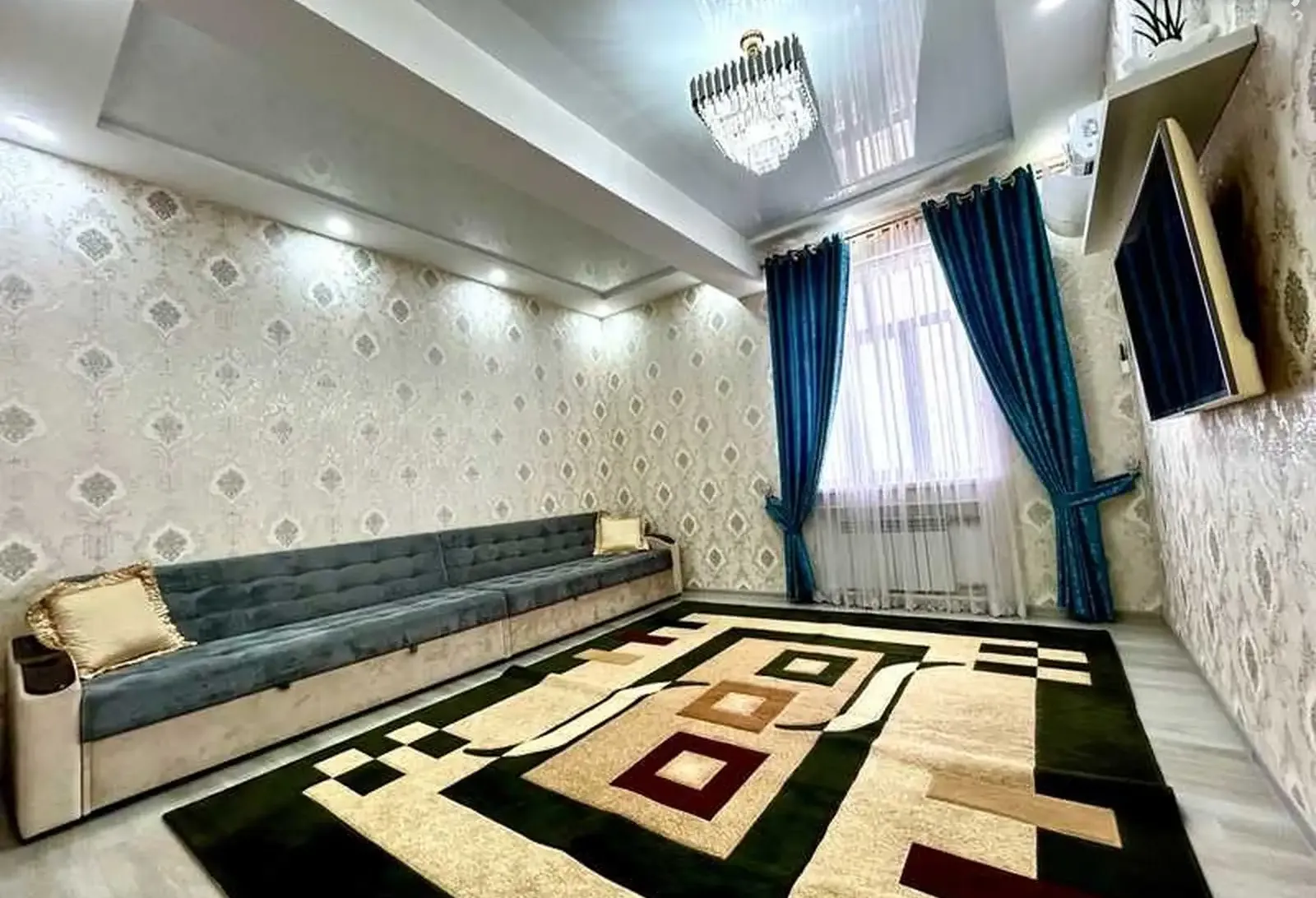2-комн. квартира, 14 этаж, 74м², Пединститут, И. Сомони